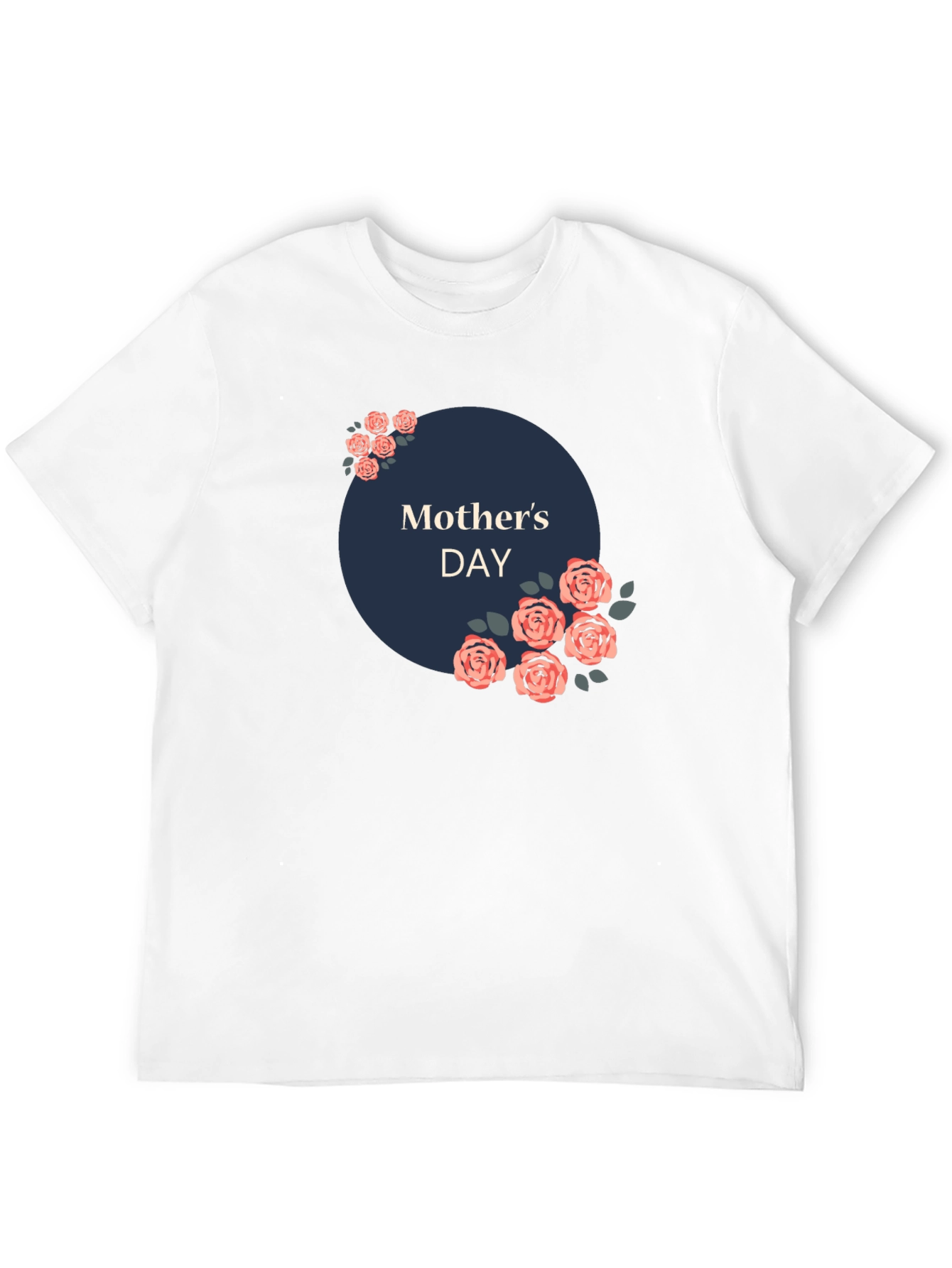 Mothers Day Floral T-Shirt - Black