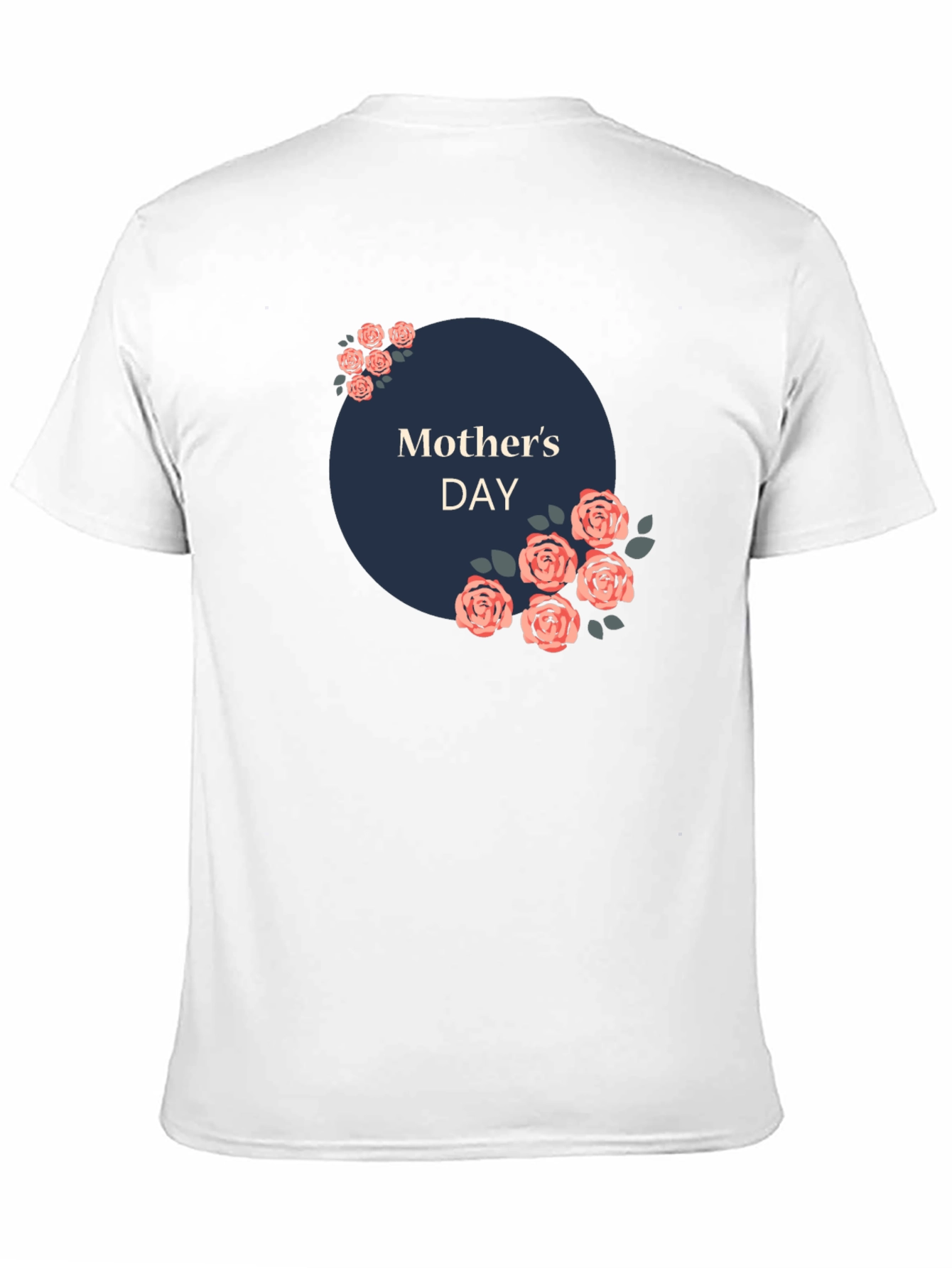 Mothers Day Floral T-Shirt - Black