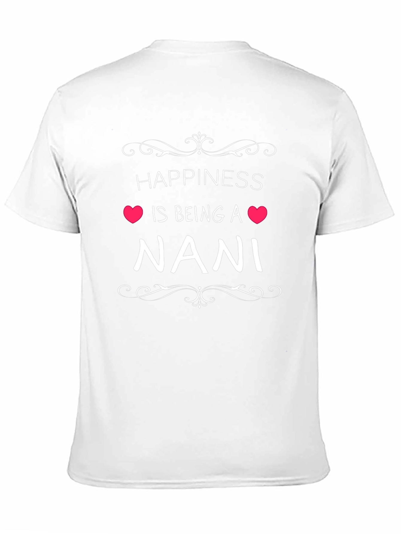 Happiness is Being a Nani Black T-Shirt