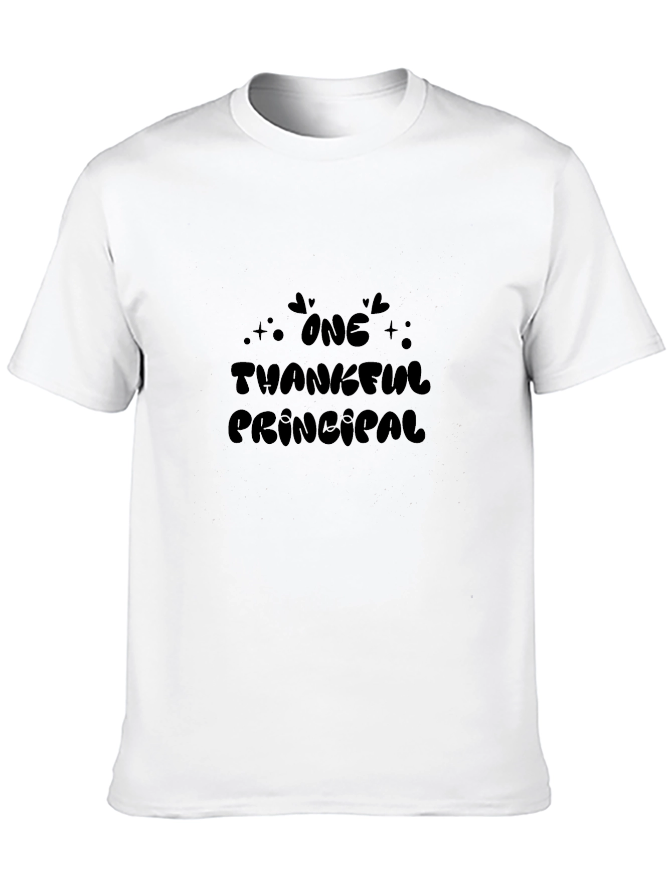 Thankful Principal Graphic Tee - Black