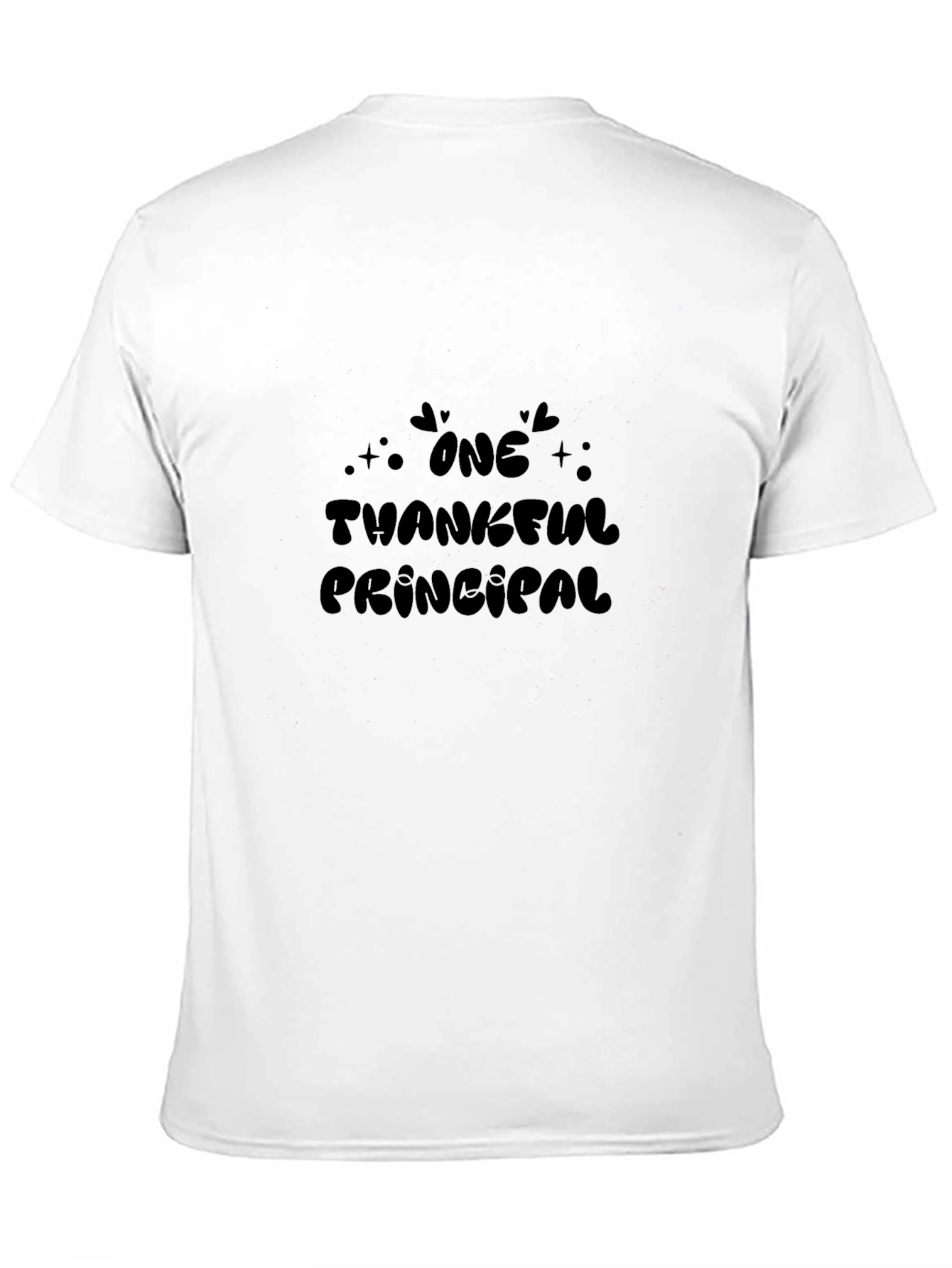 Thankful Principal Graphic Tee - Black