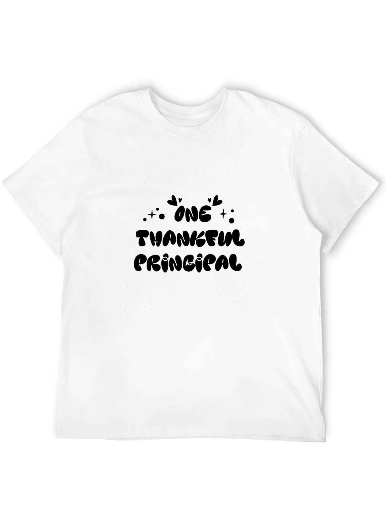 Thankful Principal Graphic Tee - Black