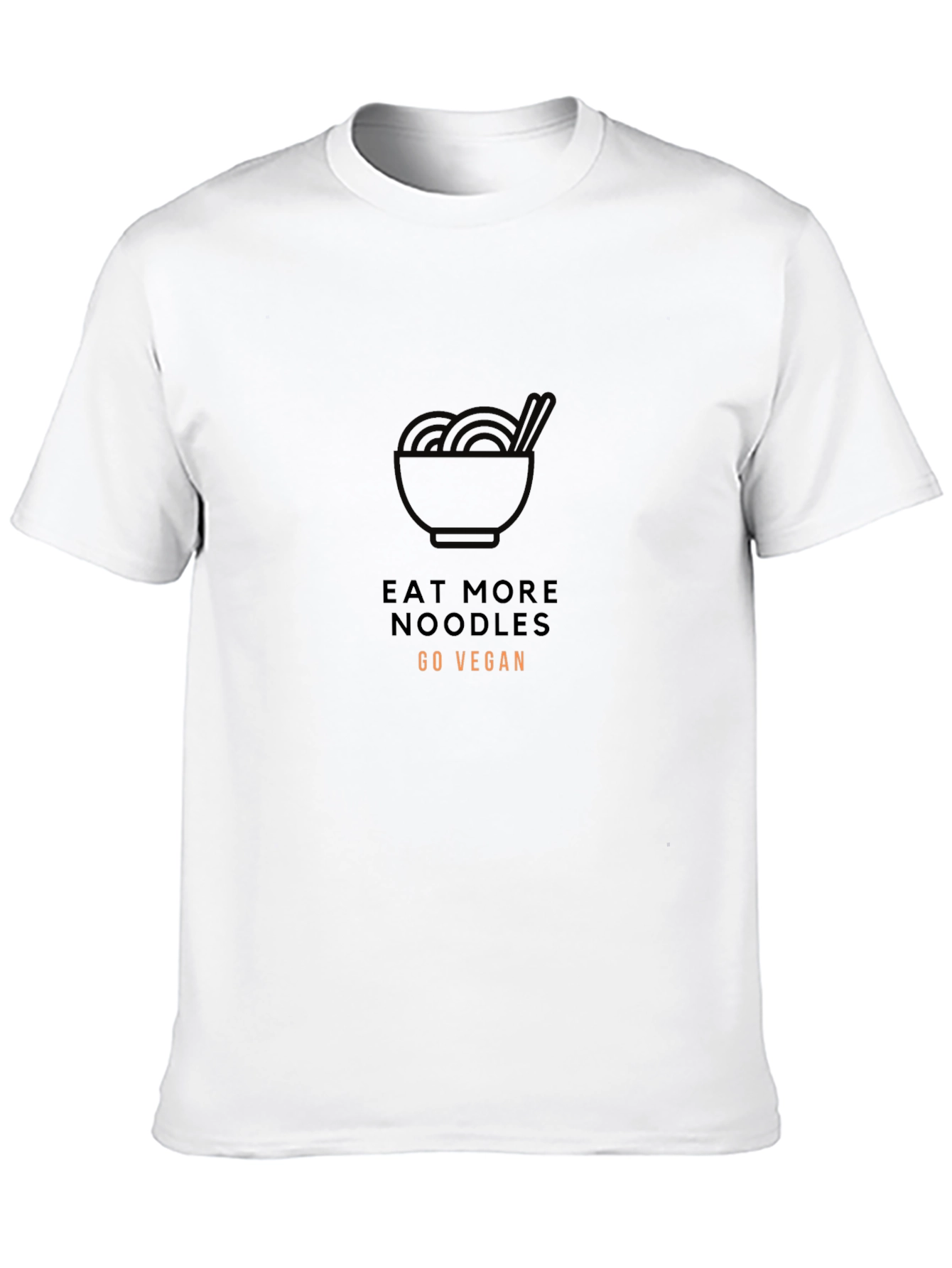 Eat More Noodles Go Vegan Graphic Tee