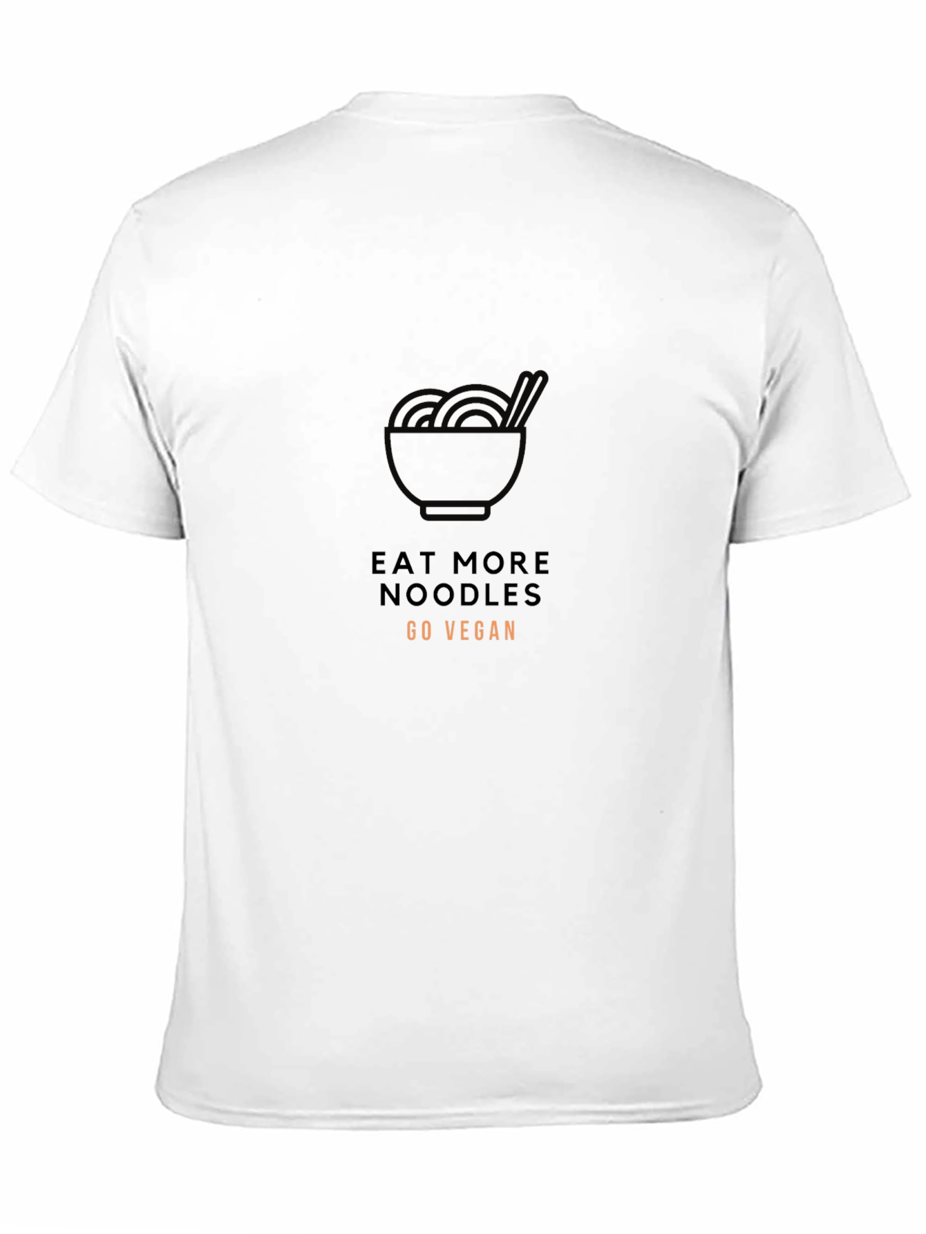 Eat More Noodles Go Vegan Graphic Tee