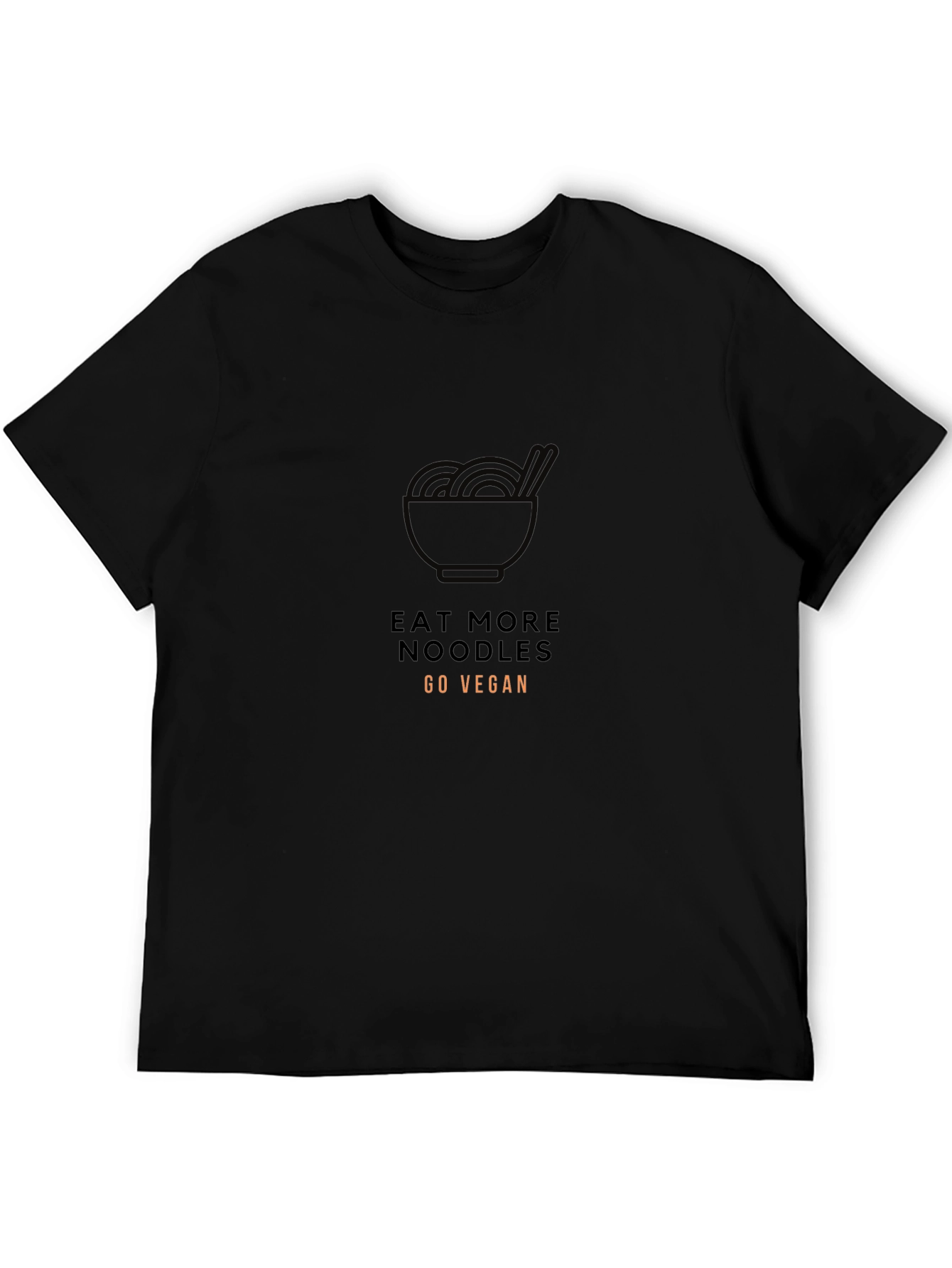 Eat More Noodles Go Vegan Graphic Tee