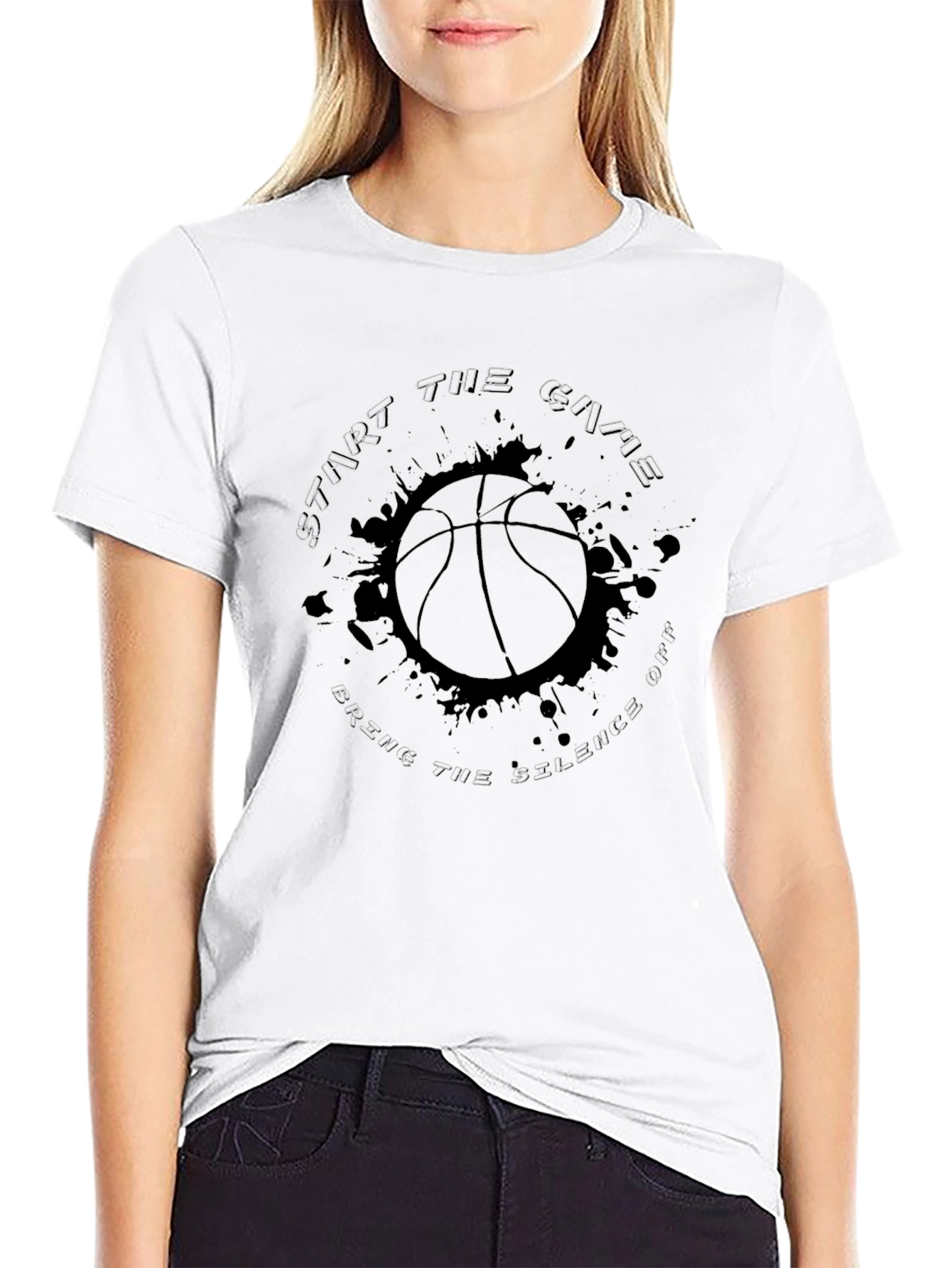 Basketball Graphic Tee - Start the Game Design
