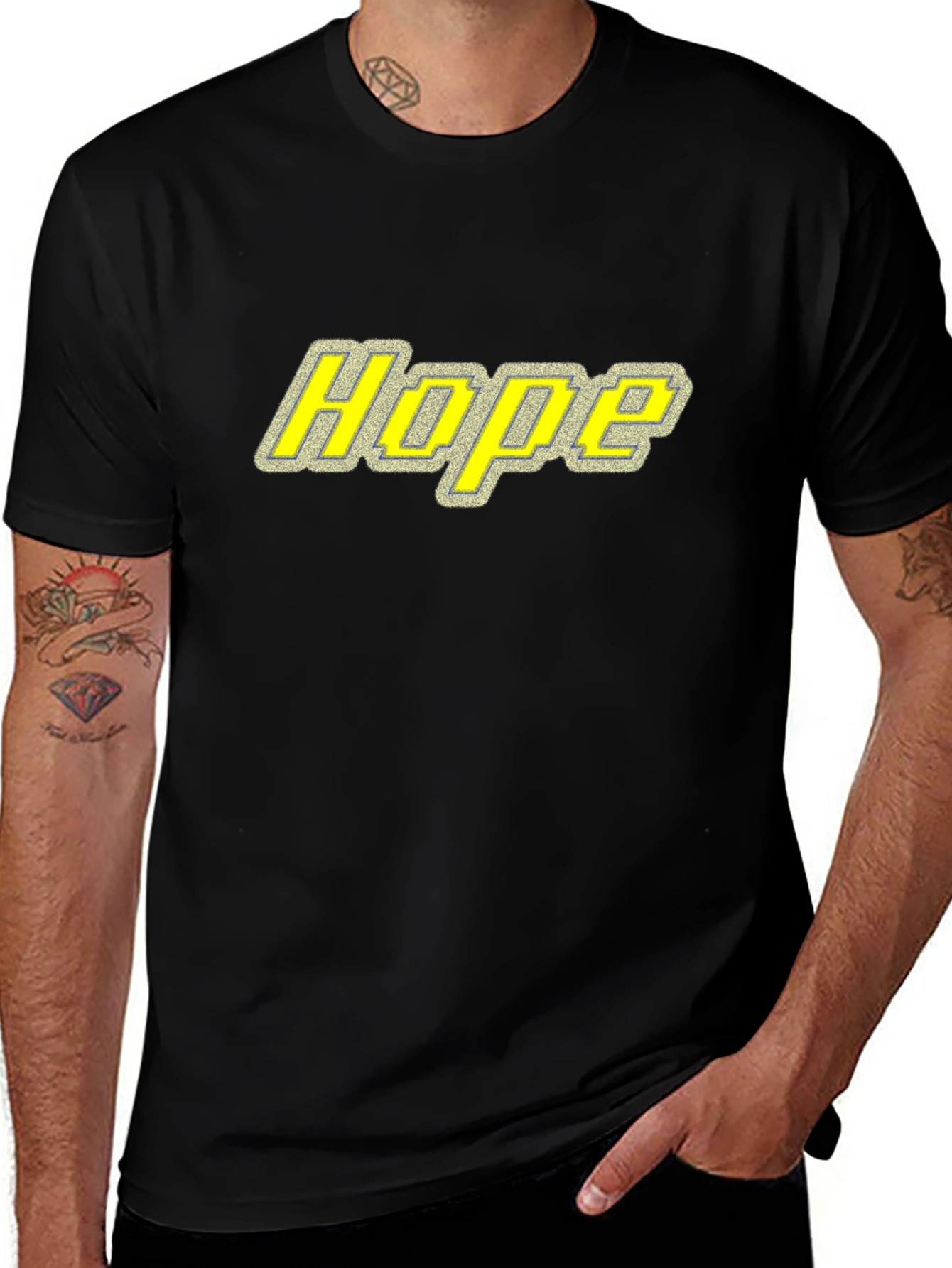 Hope T-Shirt - Positive Message Black Tee