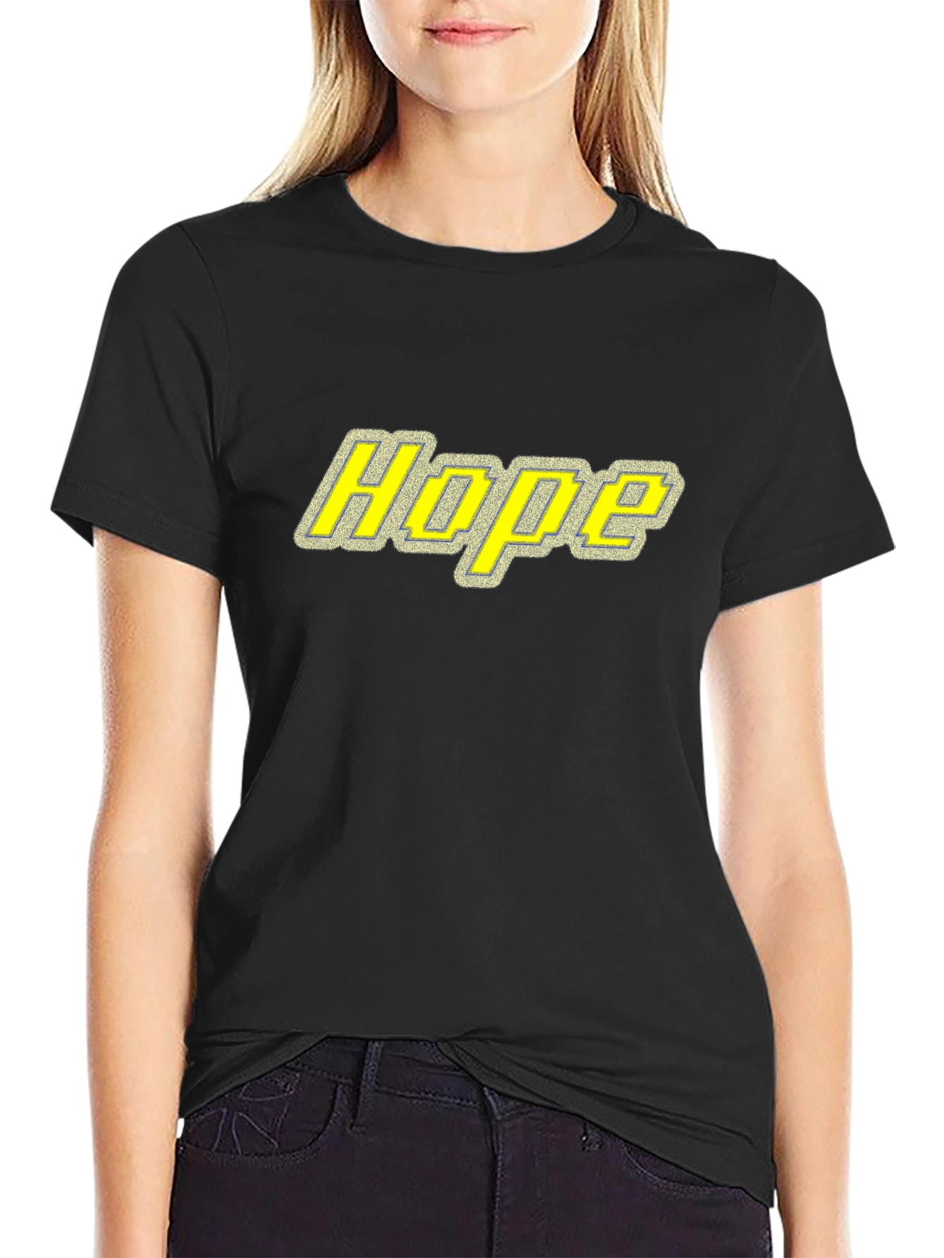 Hope T-Shirt - Positive Message Black Tee