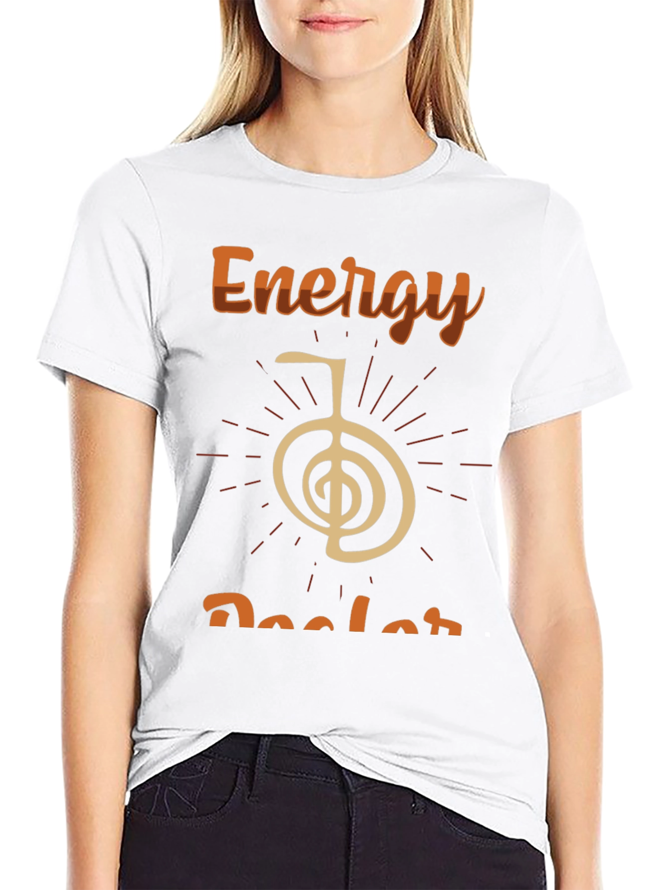 Energy Healer Black Graphic Tee