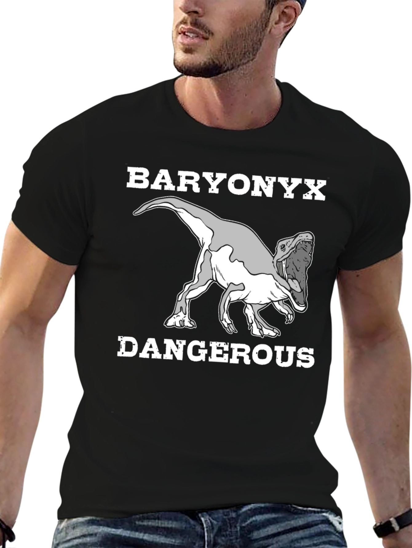 Baryonyx Dangerous Dinosaur Graphic Tee