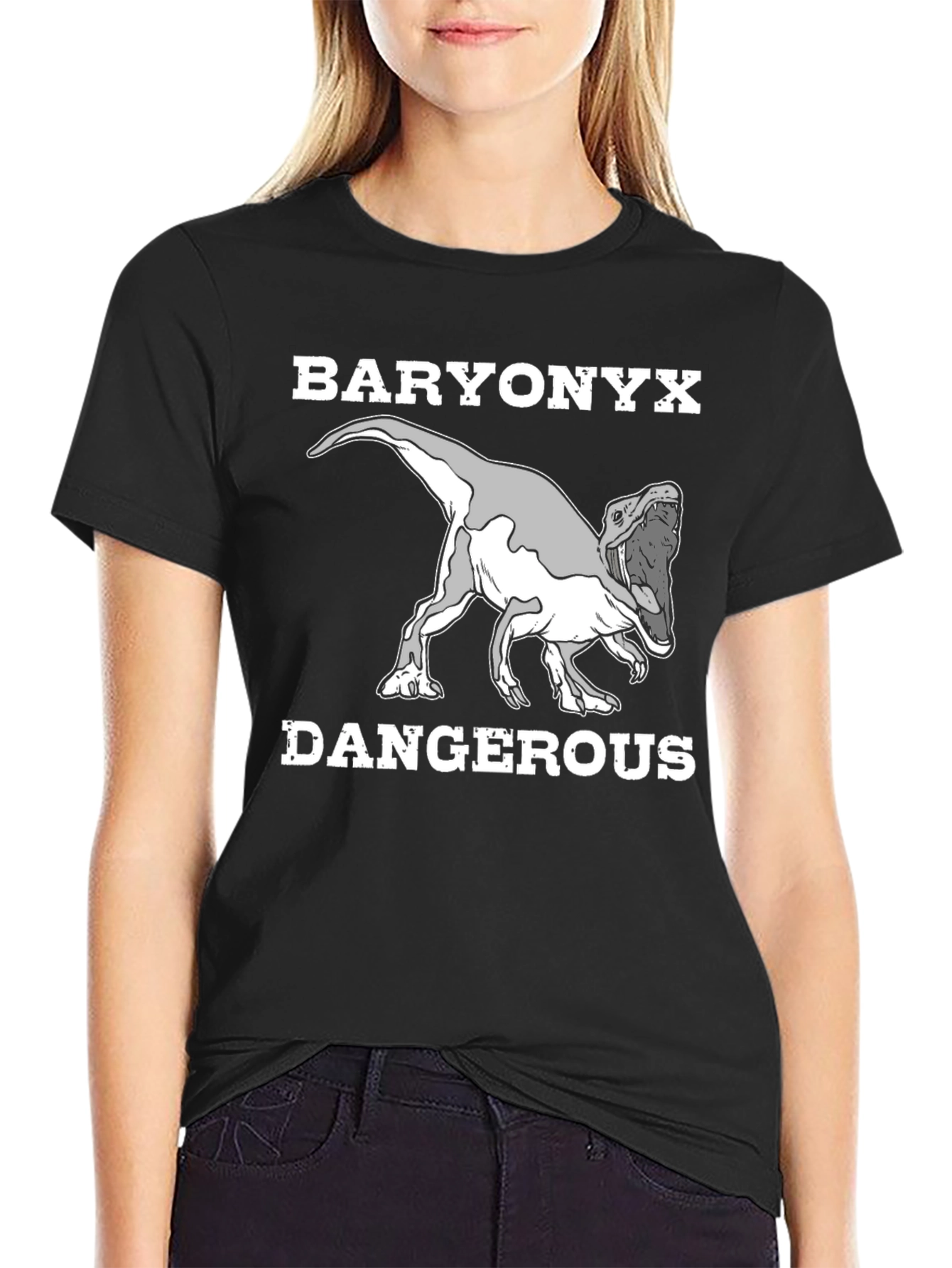 Baryonyx Dangerous Dinosaur Graphic Tee