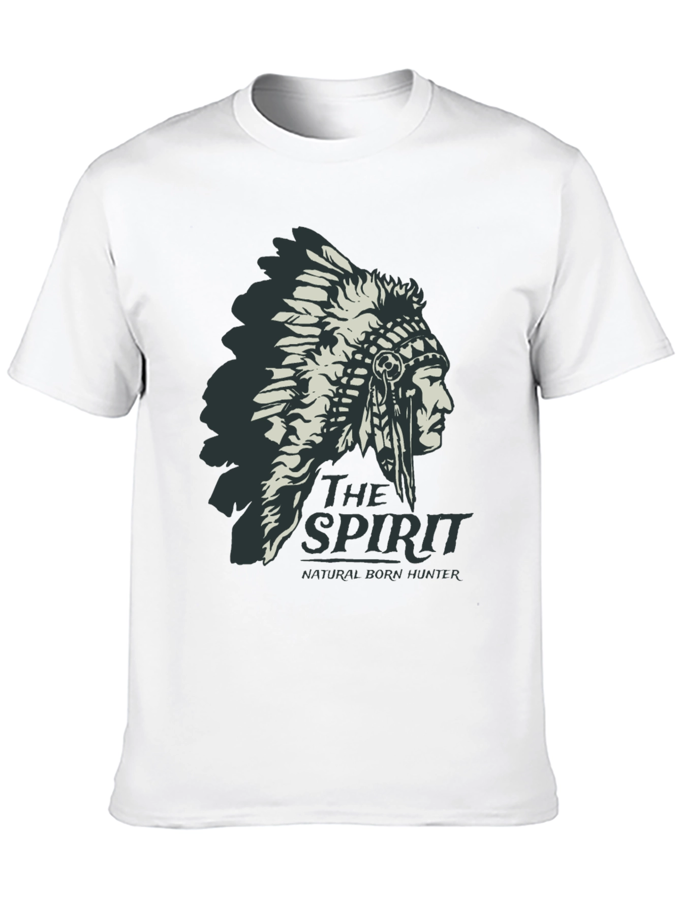The Spirit Tee - Native American Headdress Graphic T-Shirt