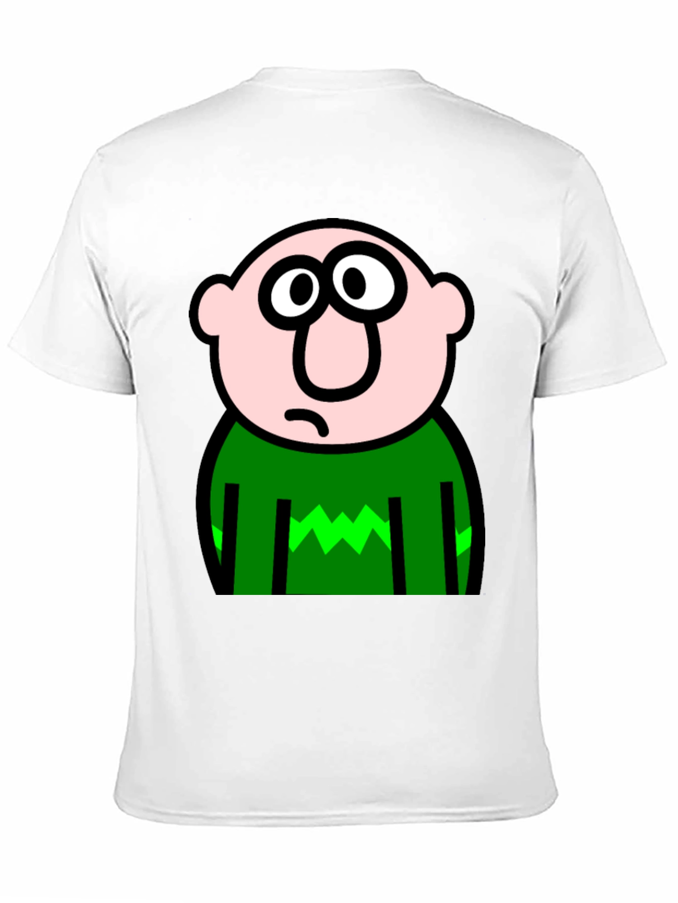 Cartoon Character Black T-Shirt