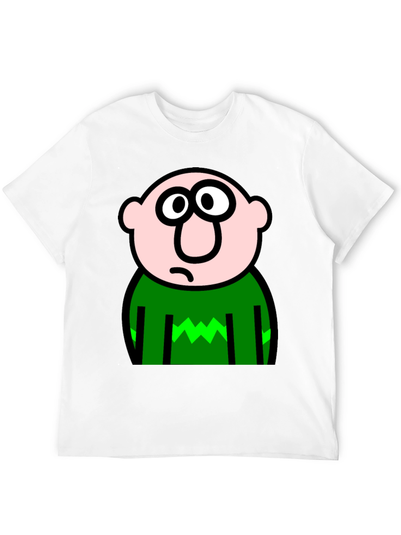 Cartoon Character Black T-Shirt