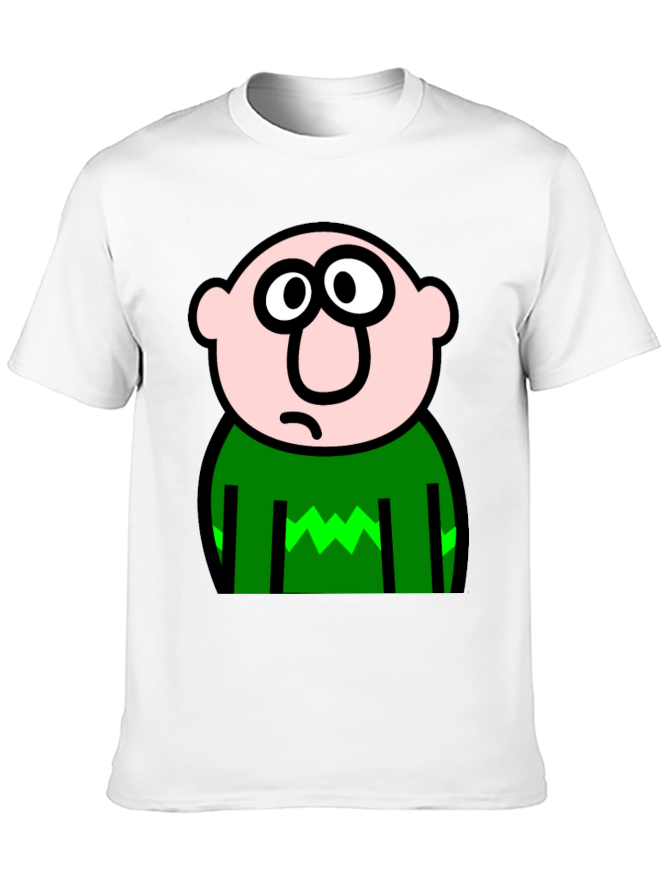 Cartoon Character Black T-Shirt