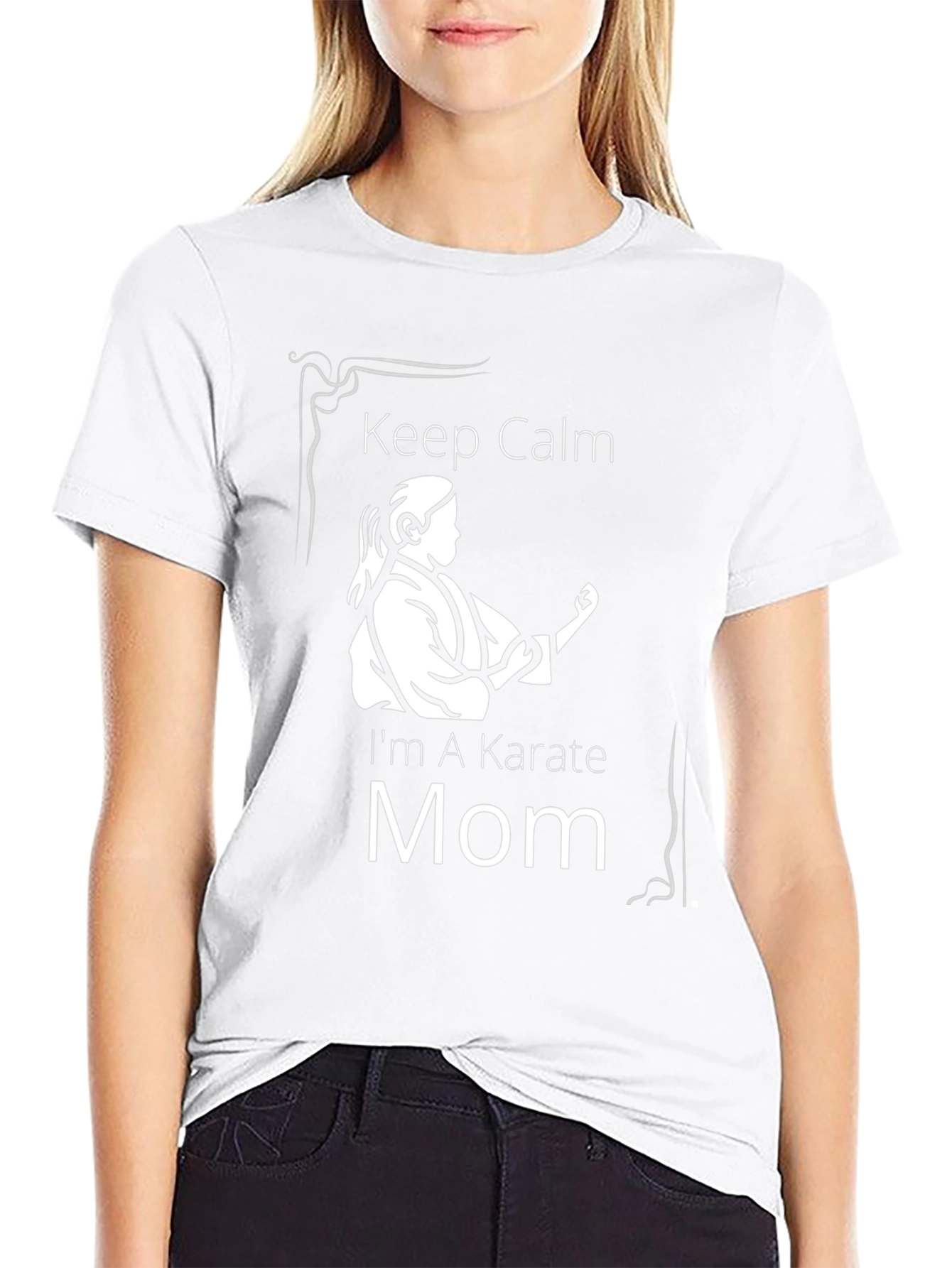 Karate Mom T-Shirt - Keep Calm Martial Arts Tee
