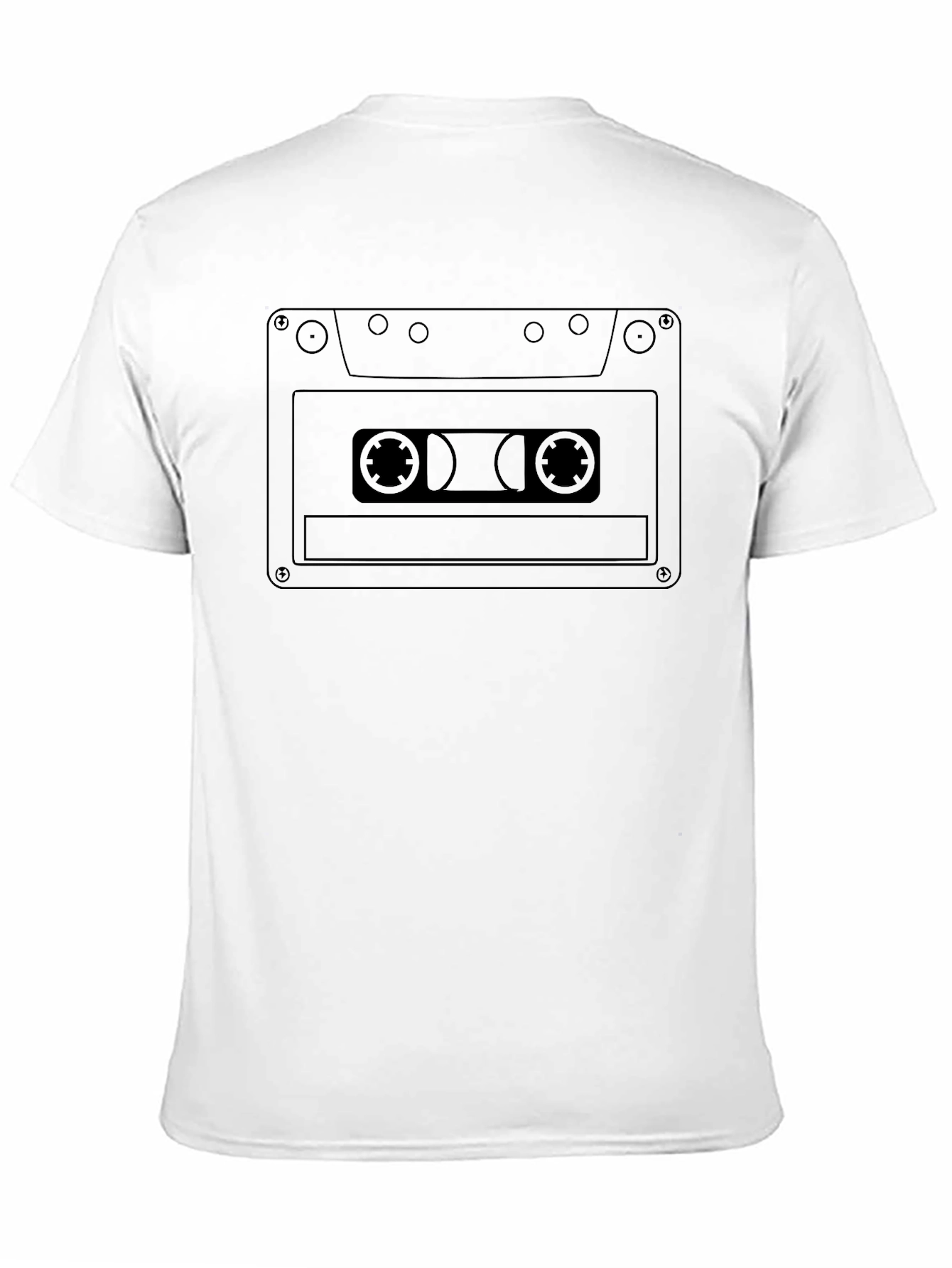 Retro Cassette Tape Graphic Tee - Classic Style
