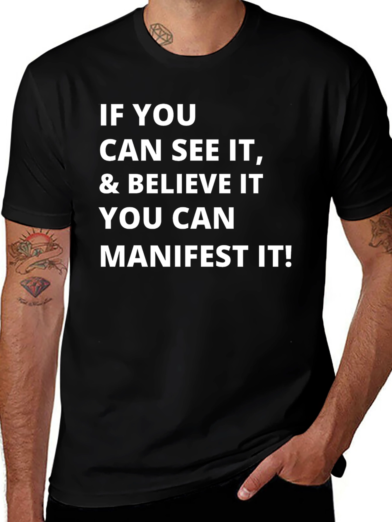 Manifest It T-Shirt - Motivational Tee
