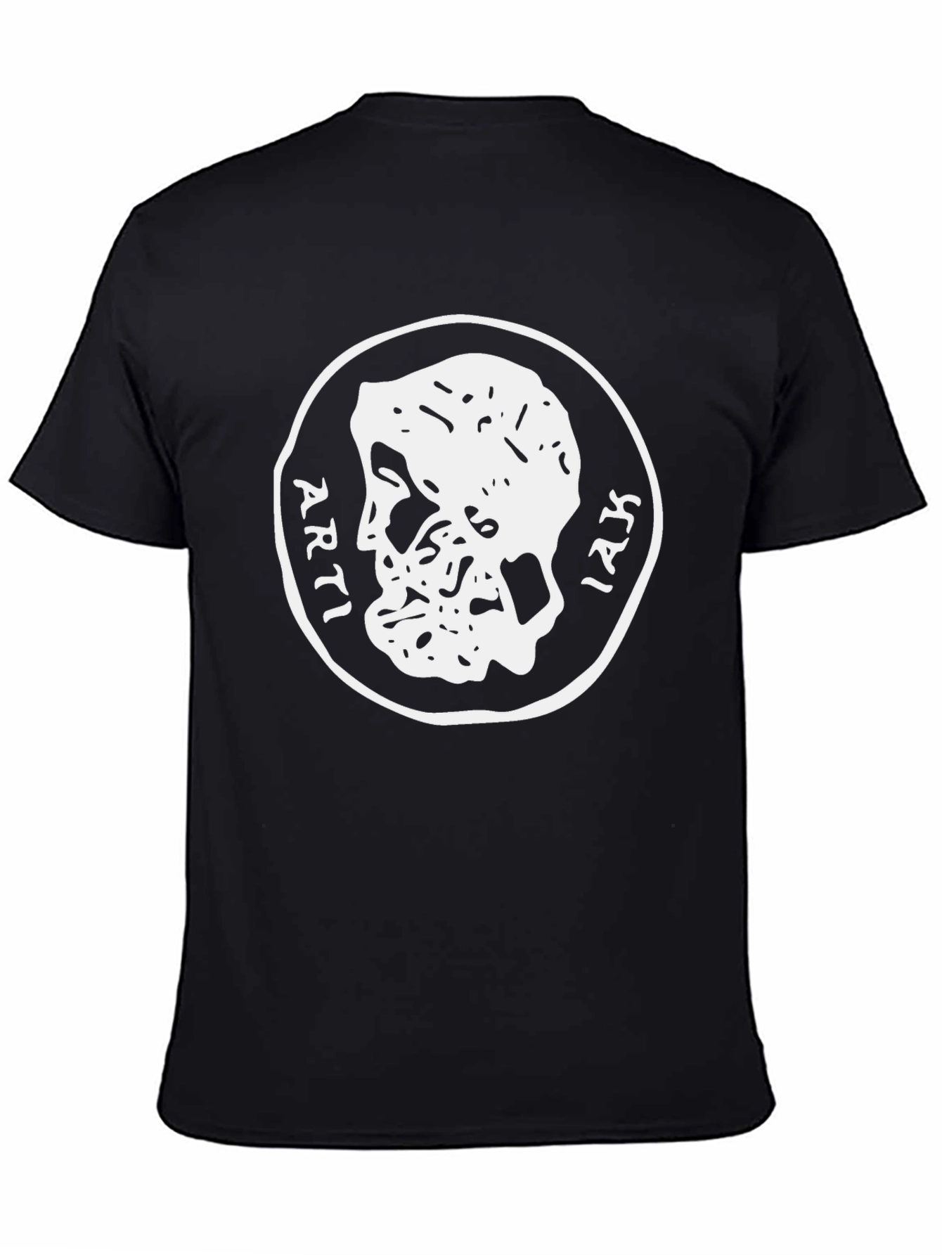 Ancient Coin Graphic Tee - Black