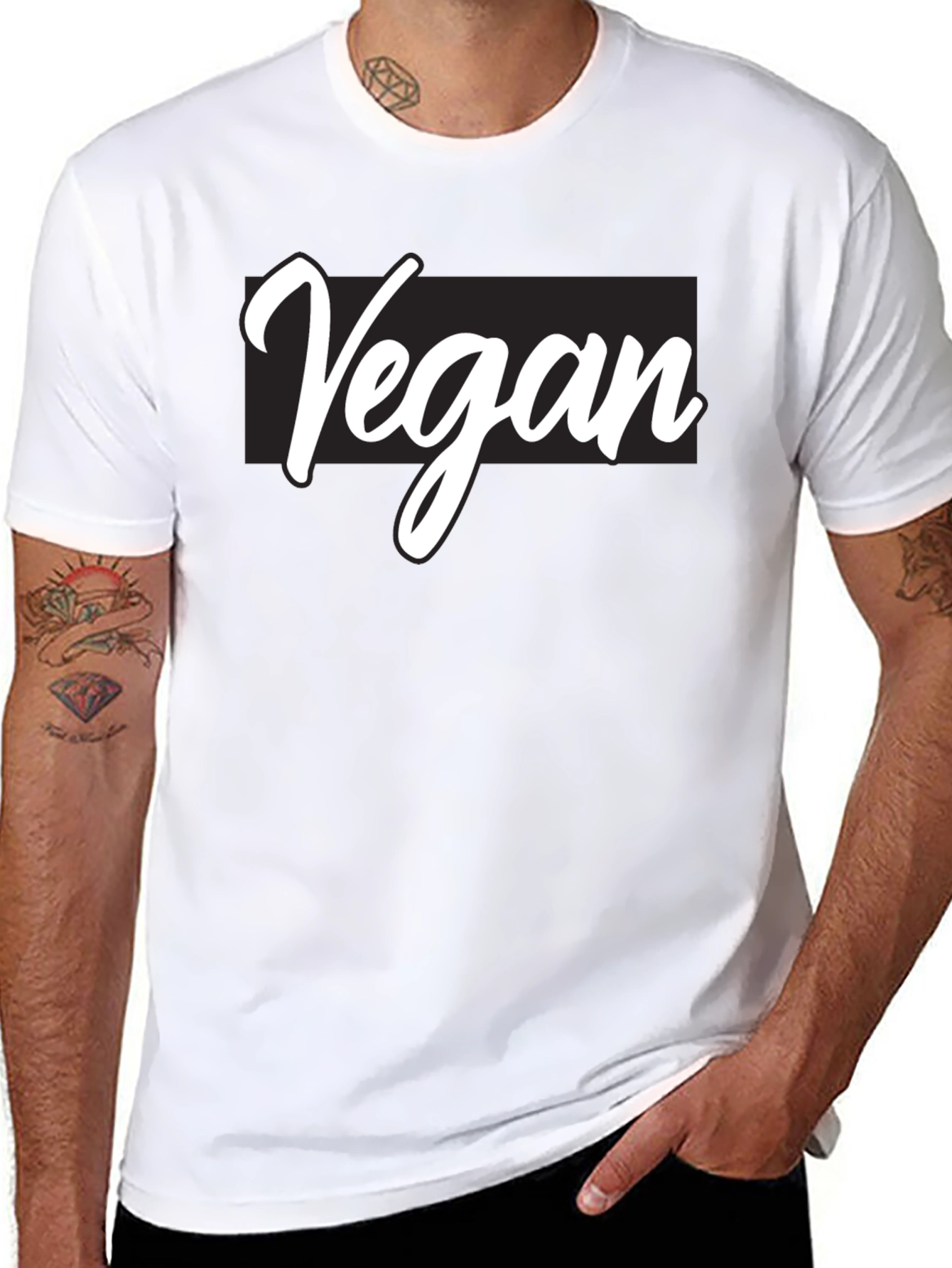 Vegan Statement T-Shirt - Bold & Stylish