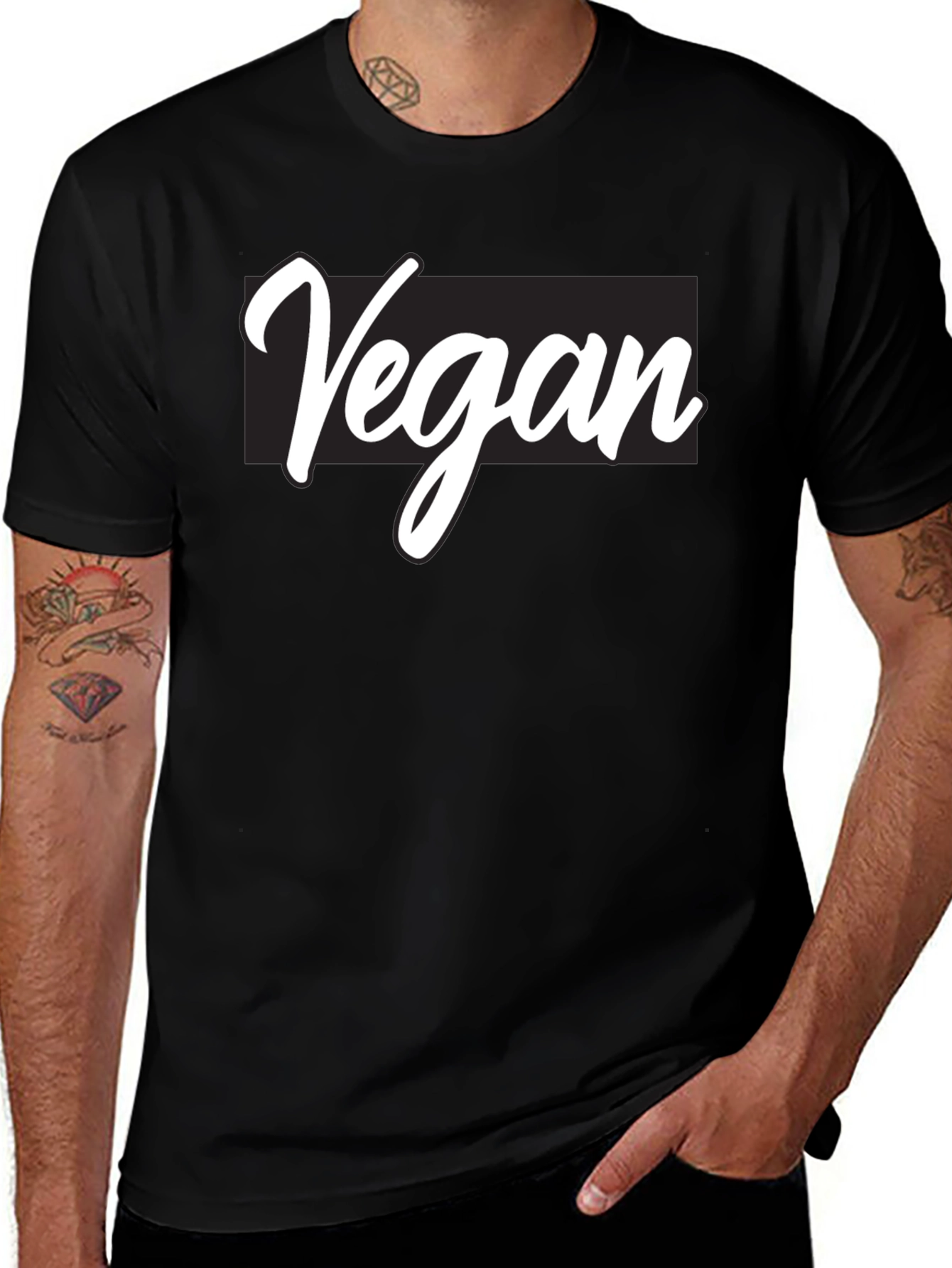 Vegan Statement T-Shirt - Bold & Stylish