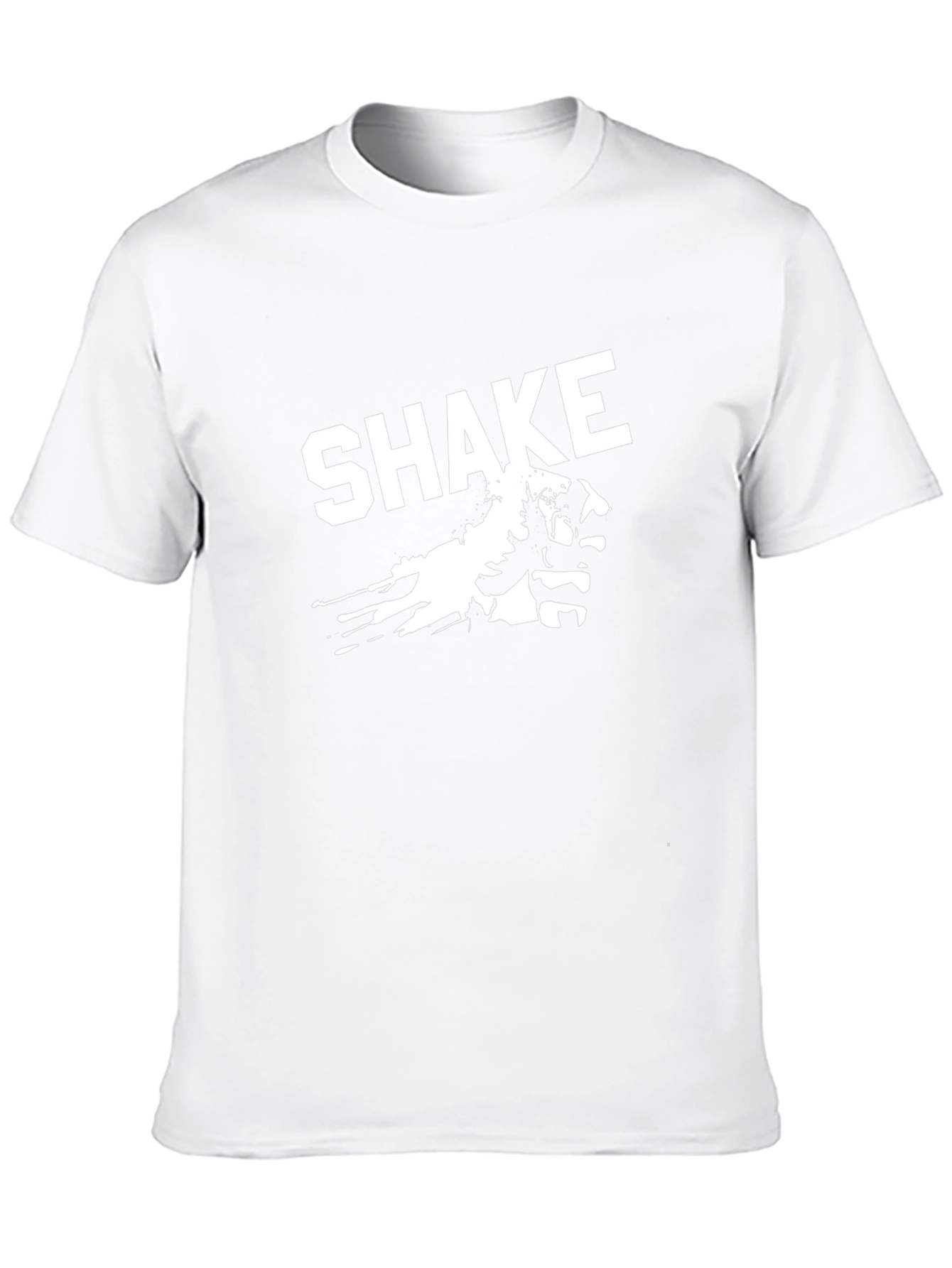 Shake Graphic Print Black T-Shirt