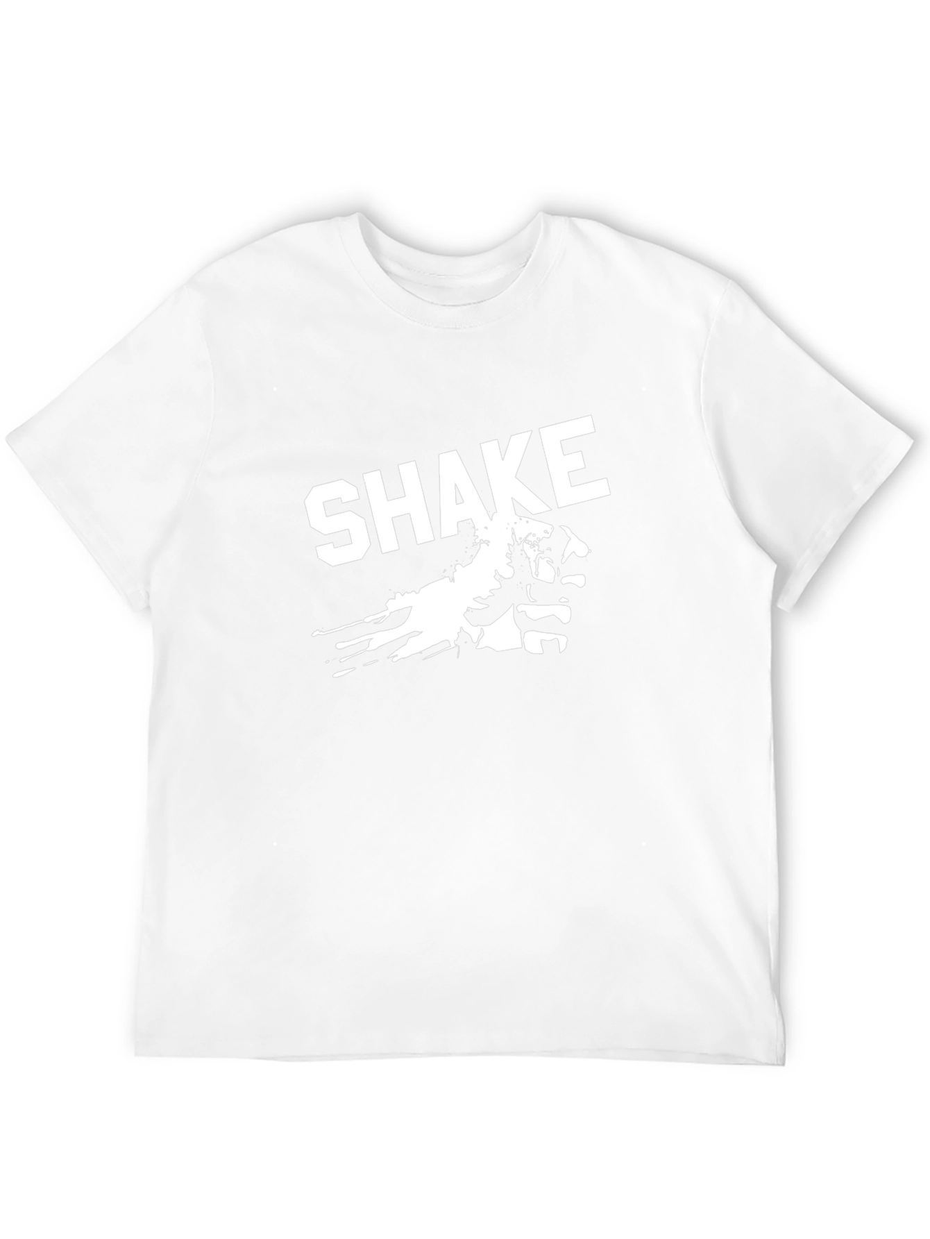 Shake Graphic Print Black T-Shirt