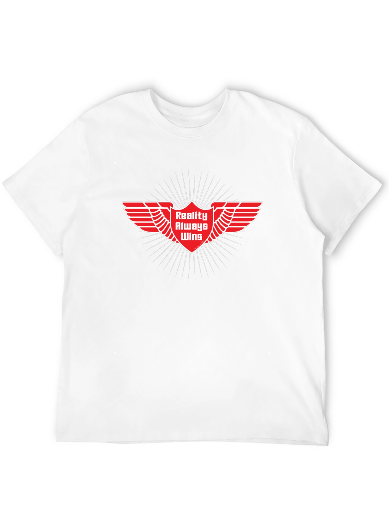 Reality Always Wins Graphic T-Shirt - Black