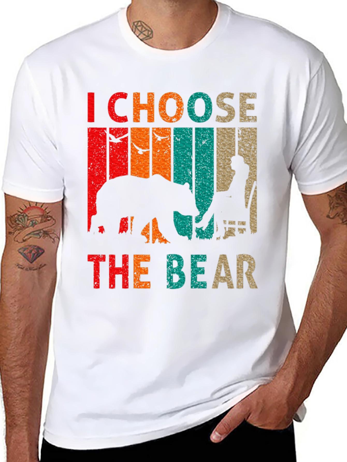 I Choose The Bear Graphic T-Shirt