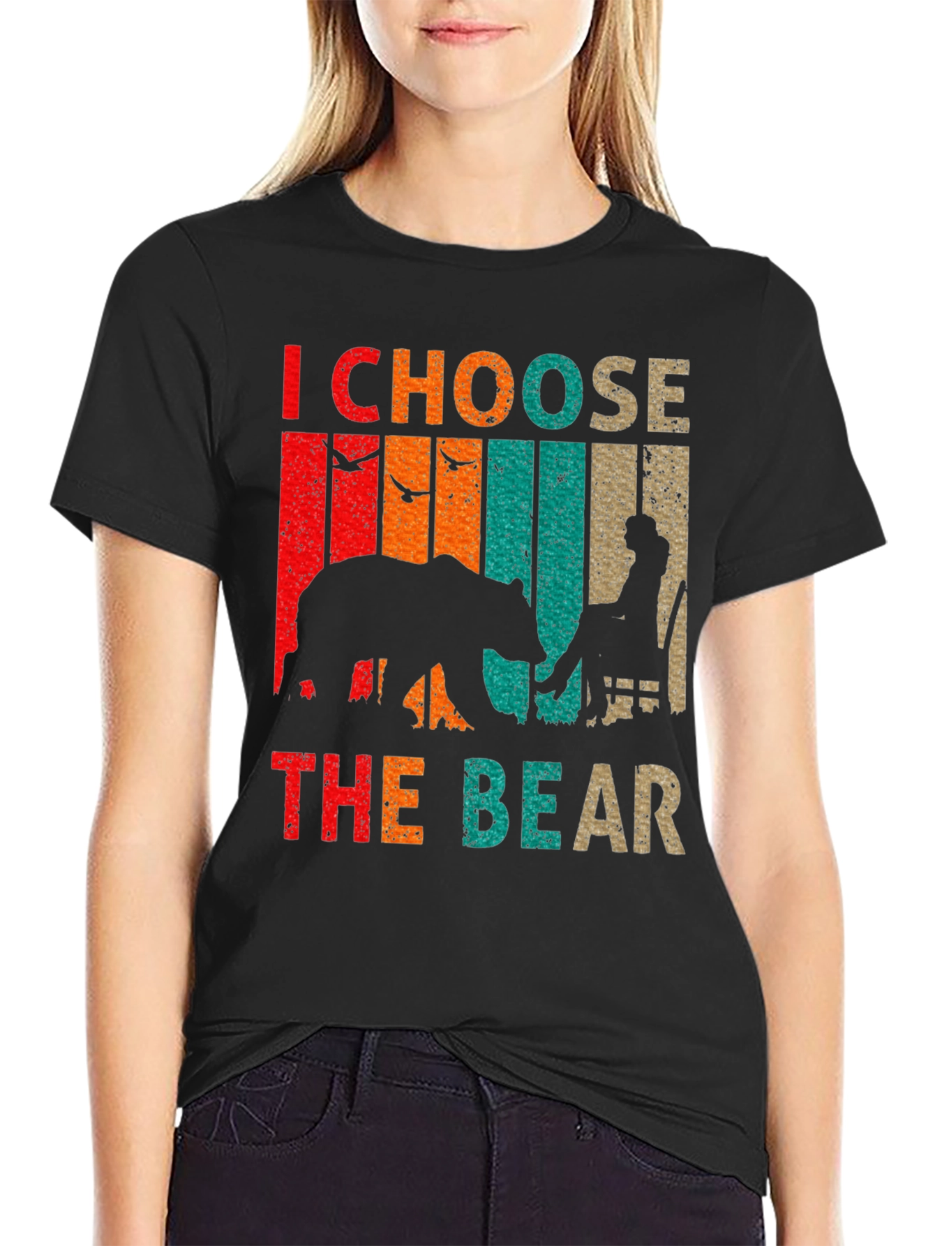 I Choose The Bear Graphic T-Shirt