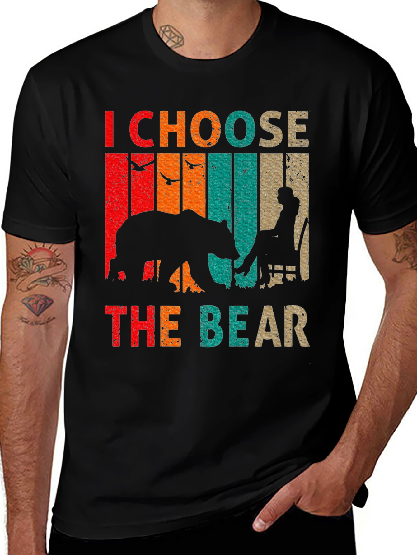 I Choose The Bear Graphic T-Shirt