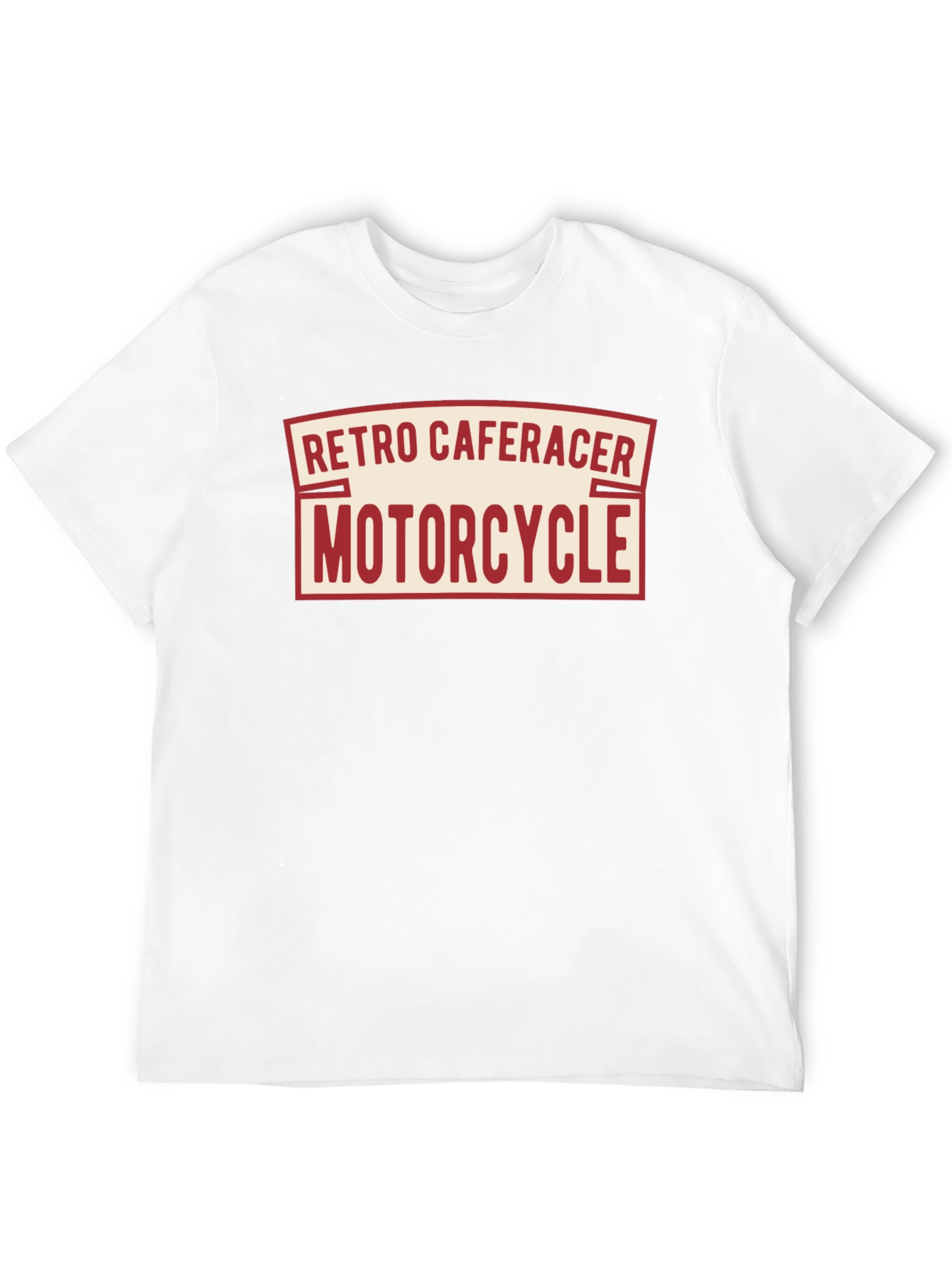 Retro Cafe Racer Motorcycle T-Shirt