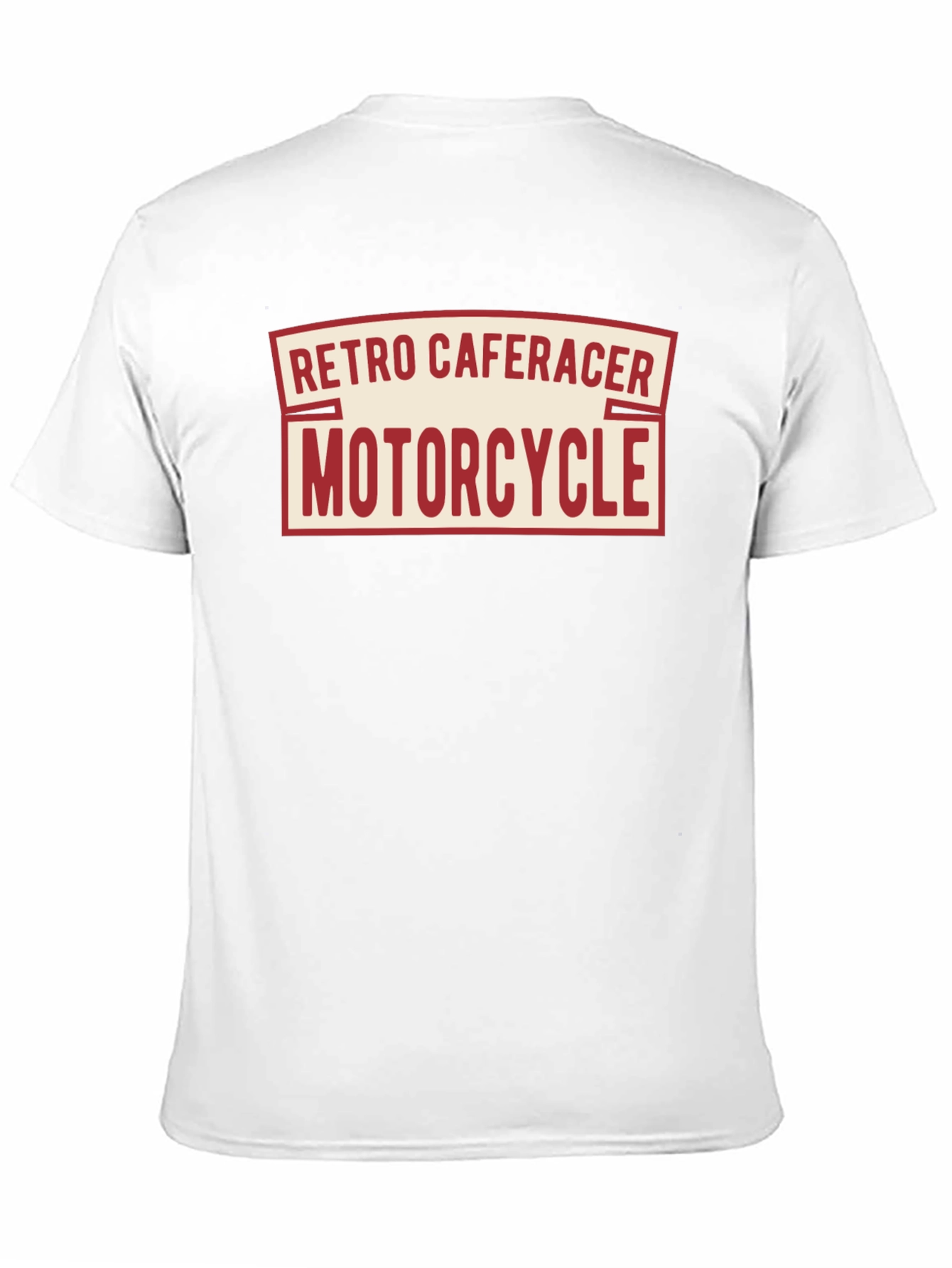 Retro Cafe Racer Motorcycle T-Shirt