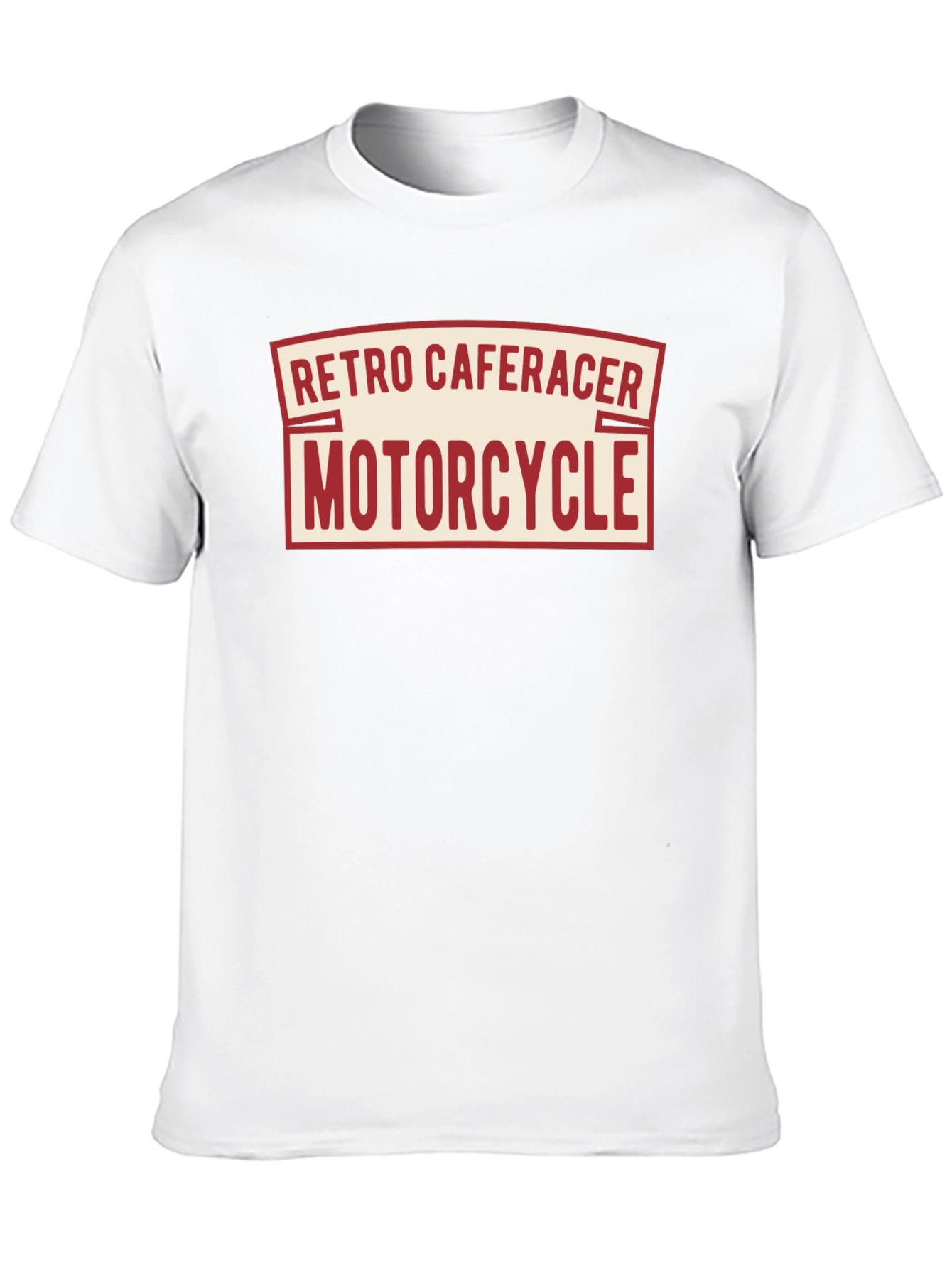 Retro Cafe Racer Motorcycle T-Shirt