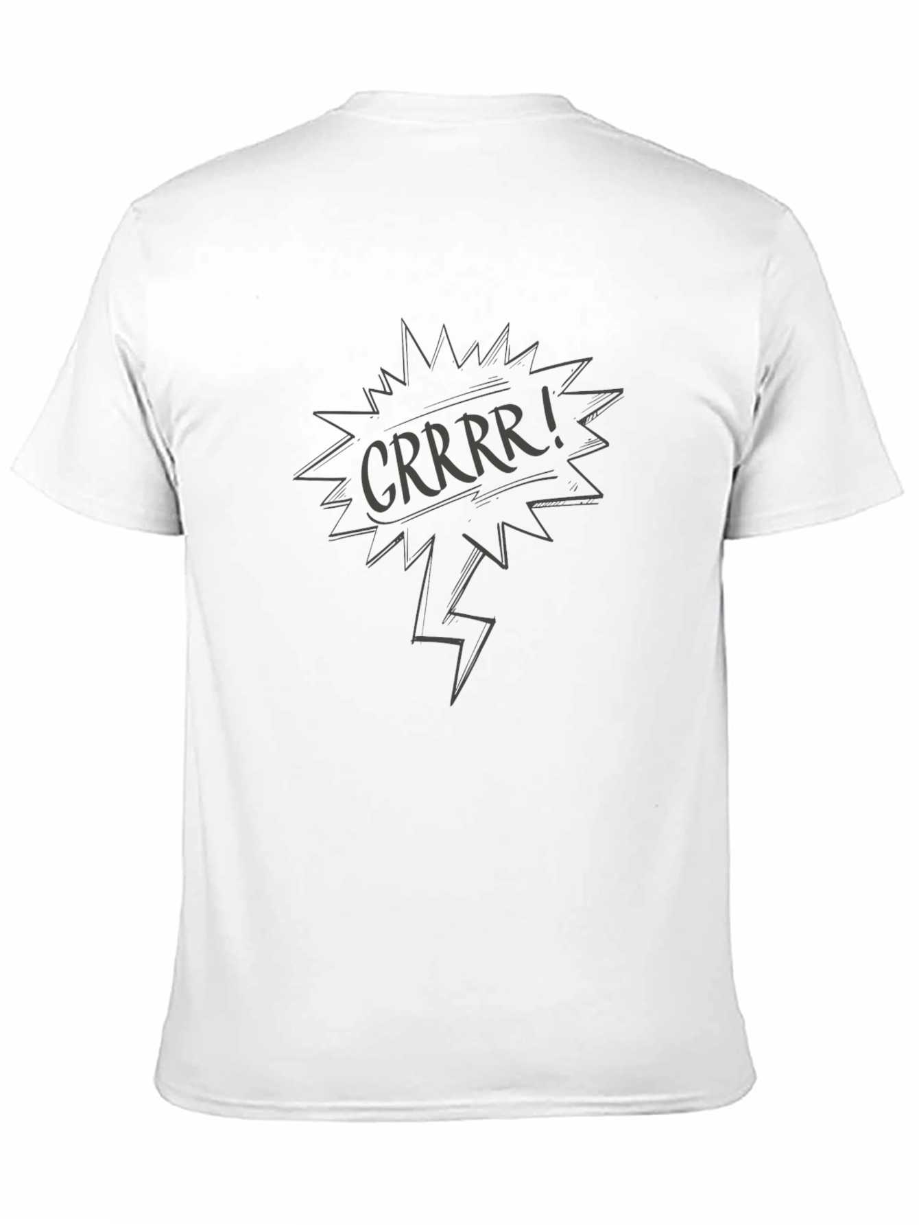 CRRRR! Graphic Print Black T-Shirt