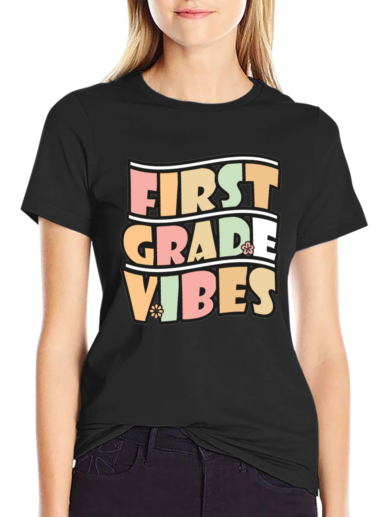 First Grade Vibes Graphic Tee