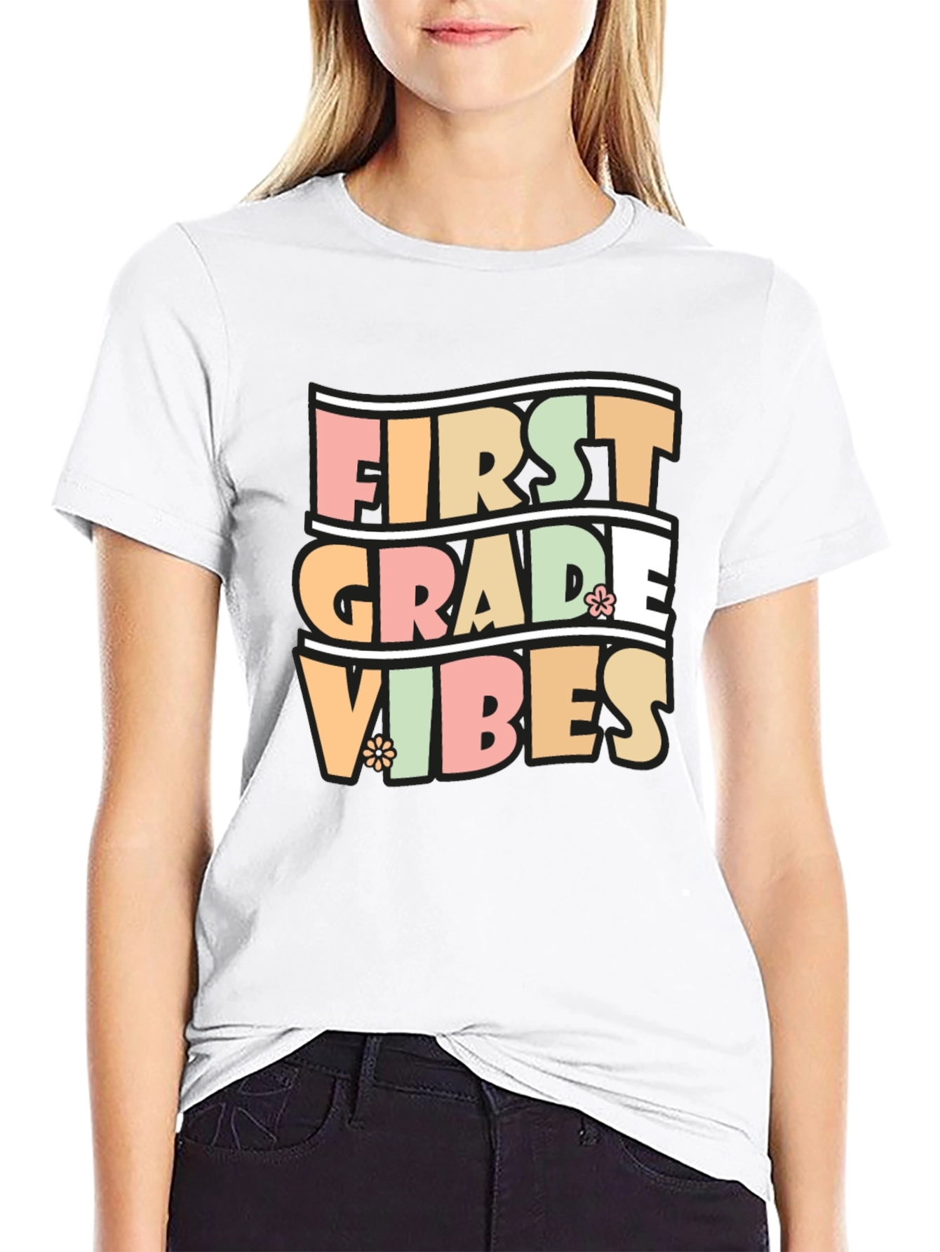 First Grade Vibes Graphic Tee