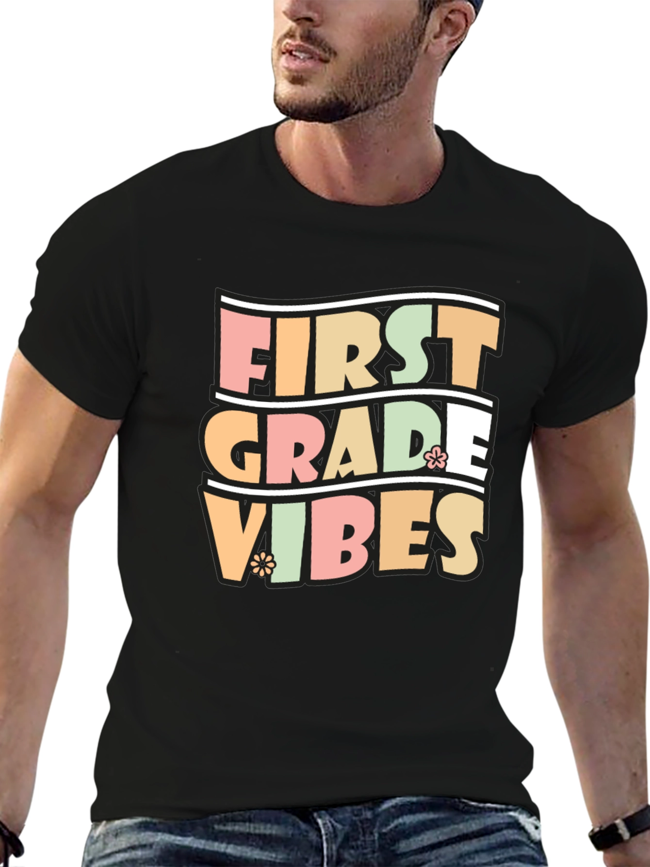 First Grade Vibes Graphic Tee