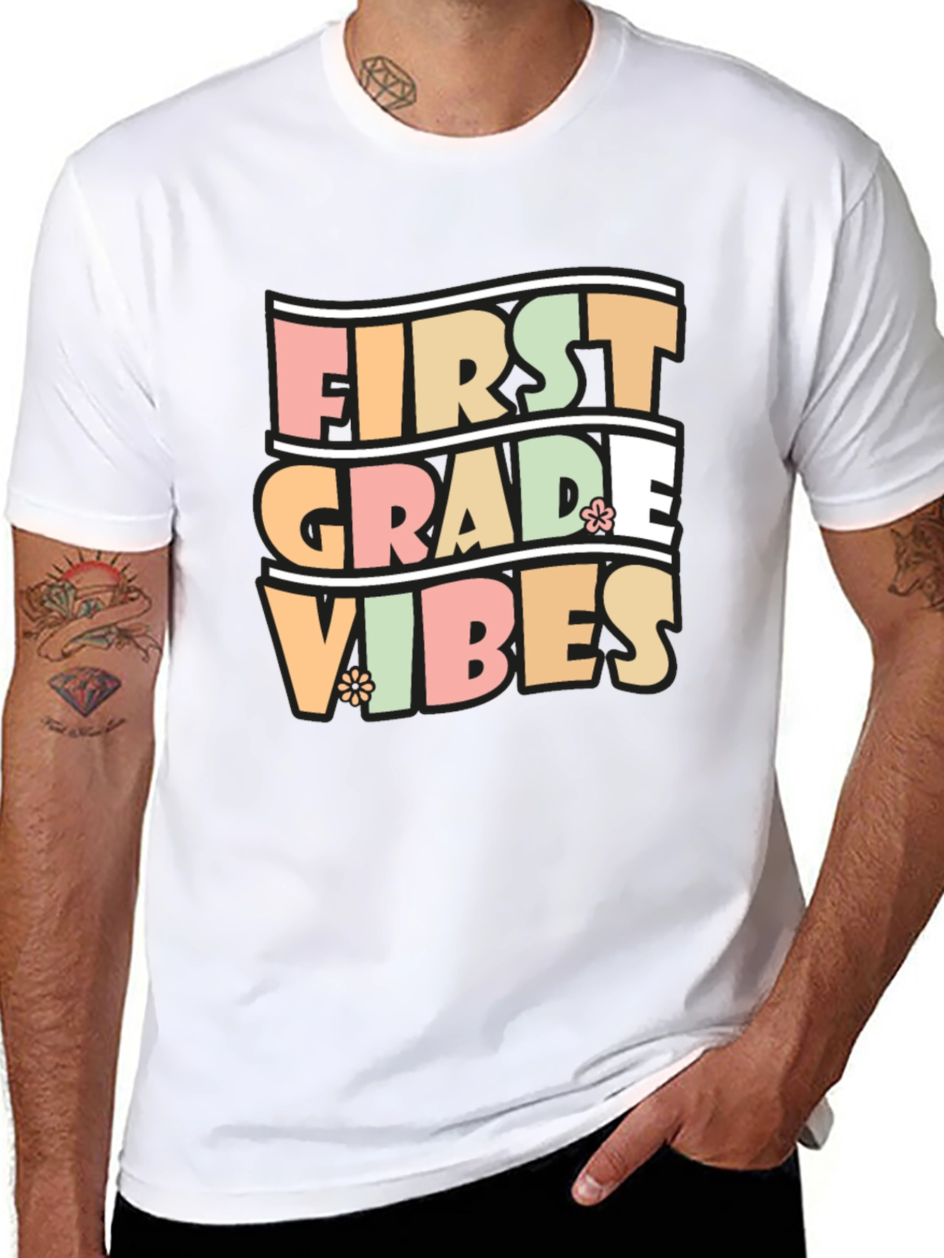 First Grade Vibes Graphic Tee