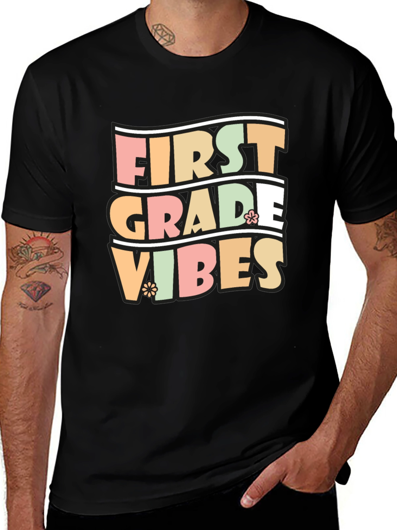 First Grade Vibes Graphic Tee