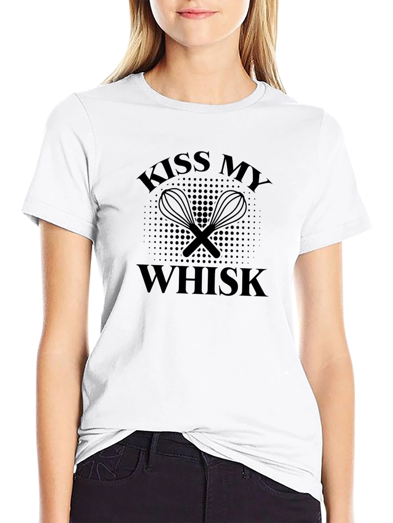 Kiss My Whisk Black T-Shirt