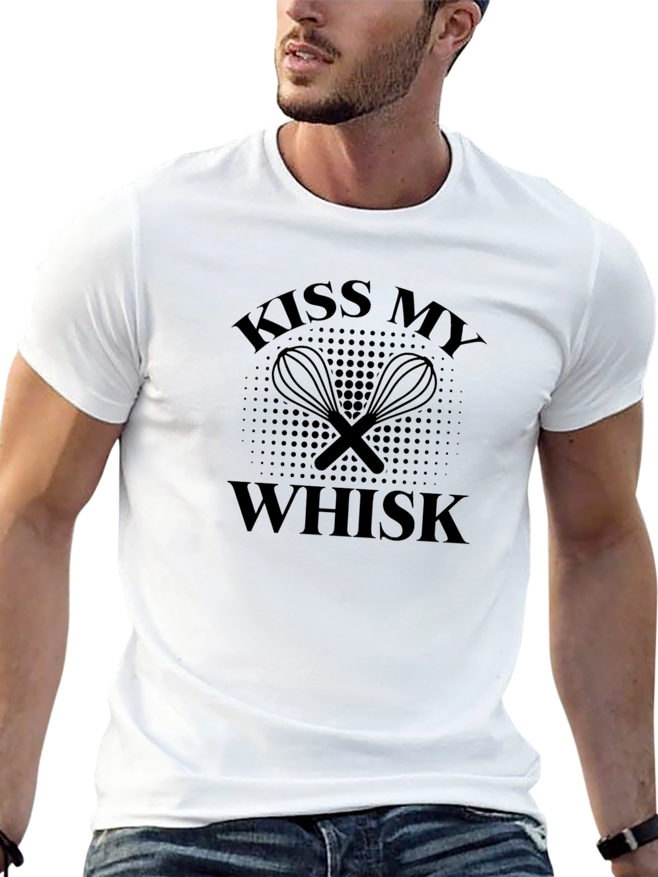 Kiss My Whisk Black T-Shirt