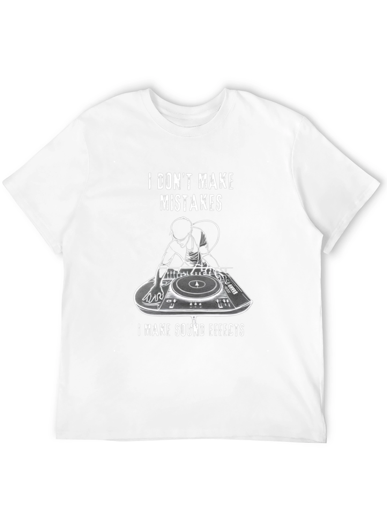 DJ Sound Effects Graphic Tee - Black
