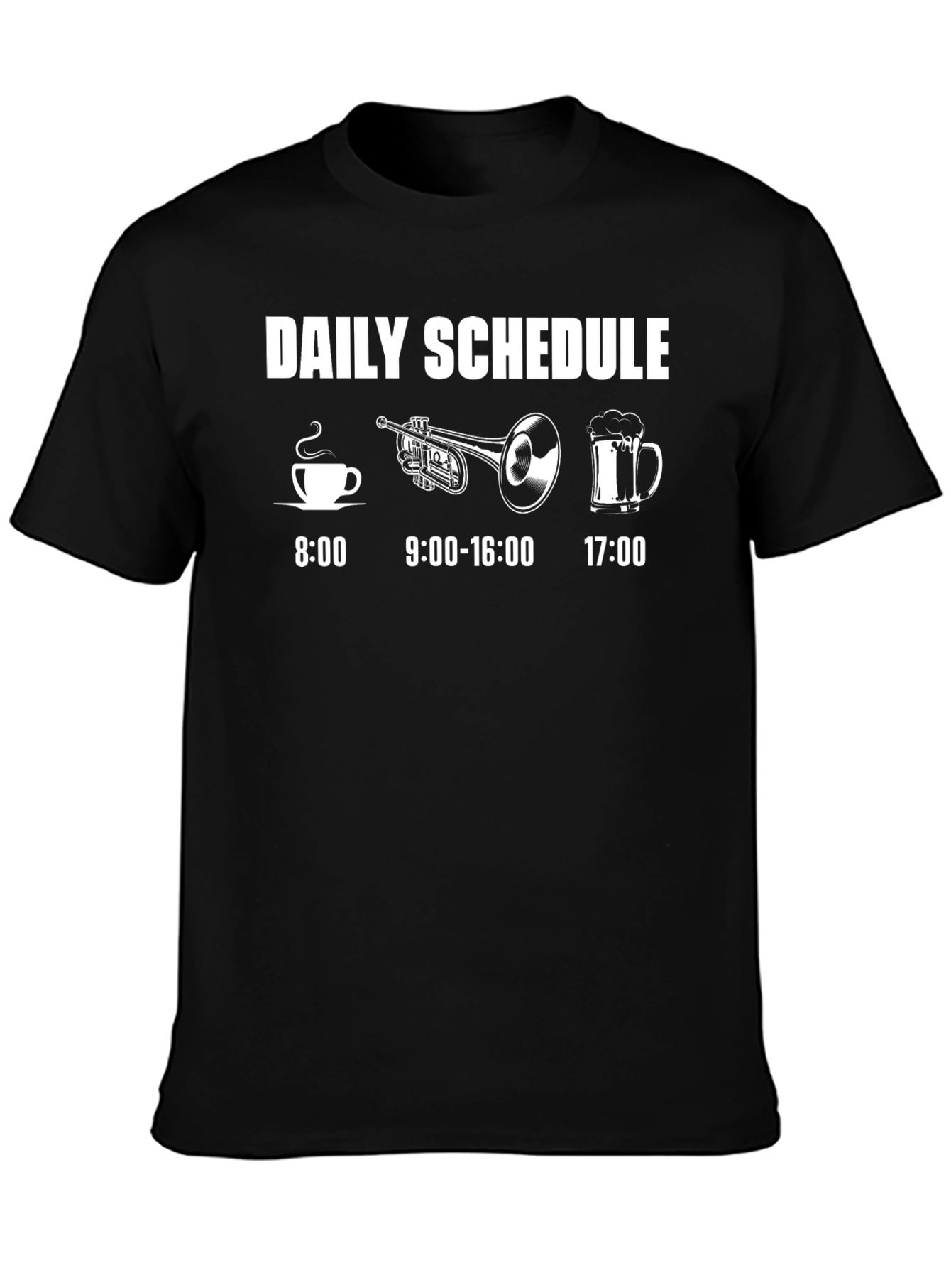 Daily Schedule Trumpet & Beer T-Shirt