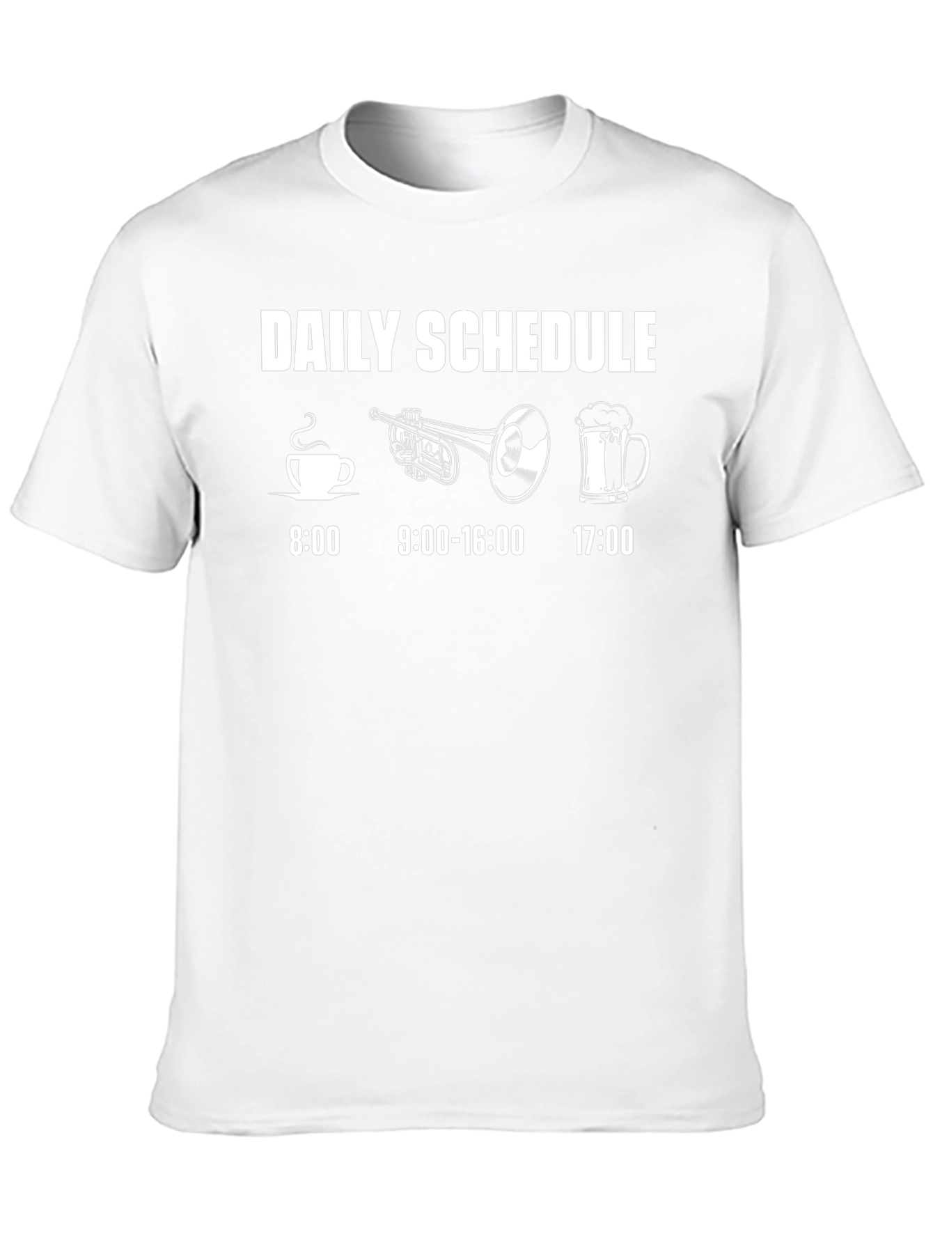 Daily Schedule Trumpet & Beer T-Shirt