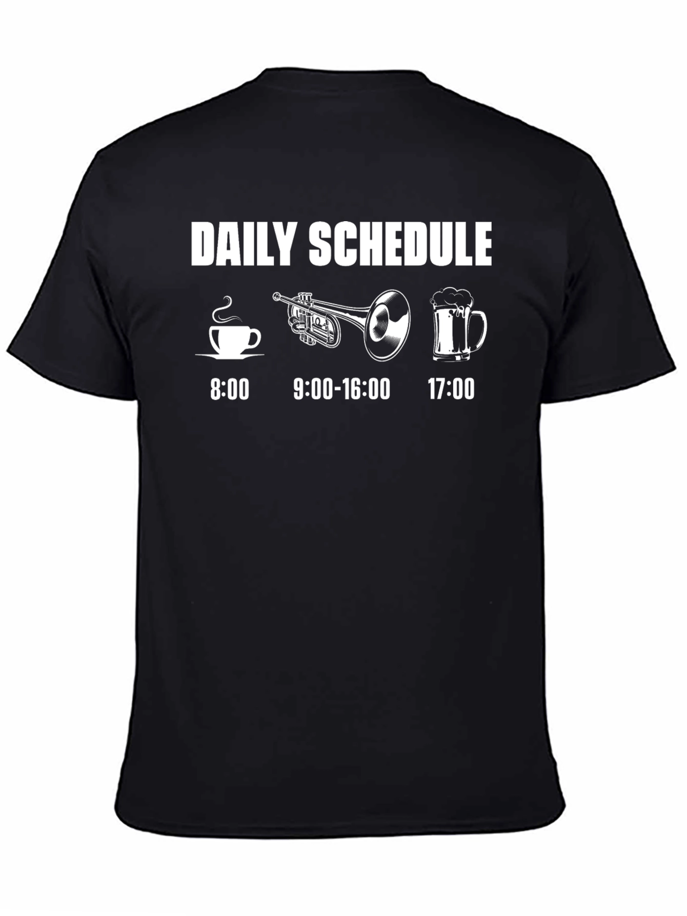 Daily Schedule Trumpet & Beer T-Shirt