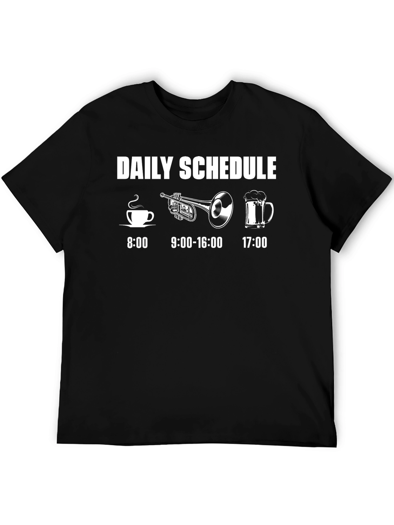 Daily Schedule Trumpet & Beer T-Shirt