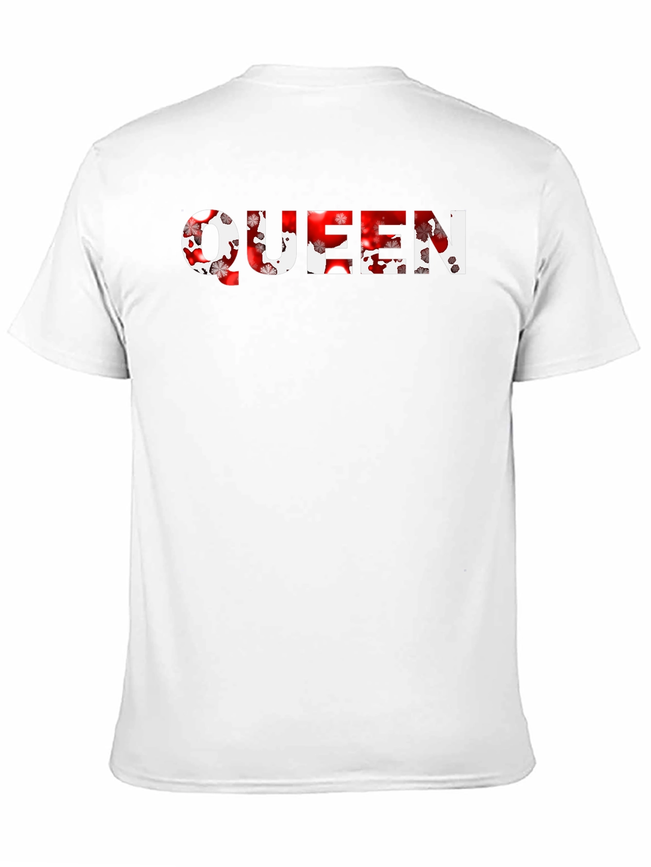 Queen Floral Print Black T-Shirt
