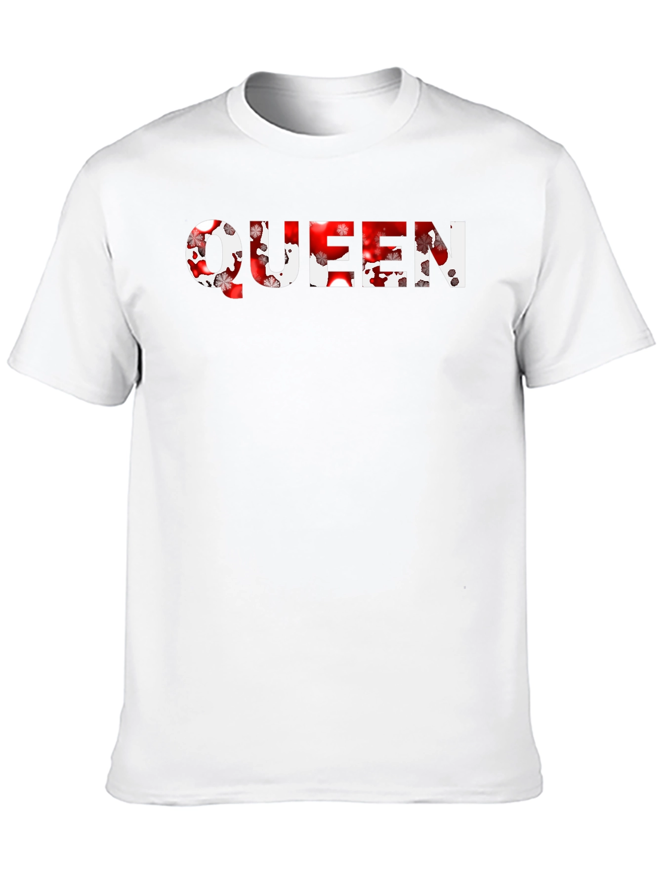 Queen Floral Print Black T-Shirt