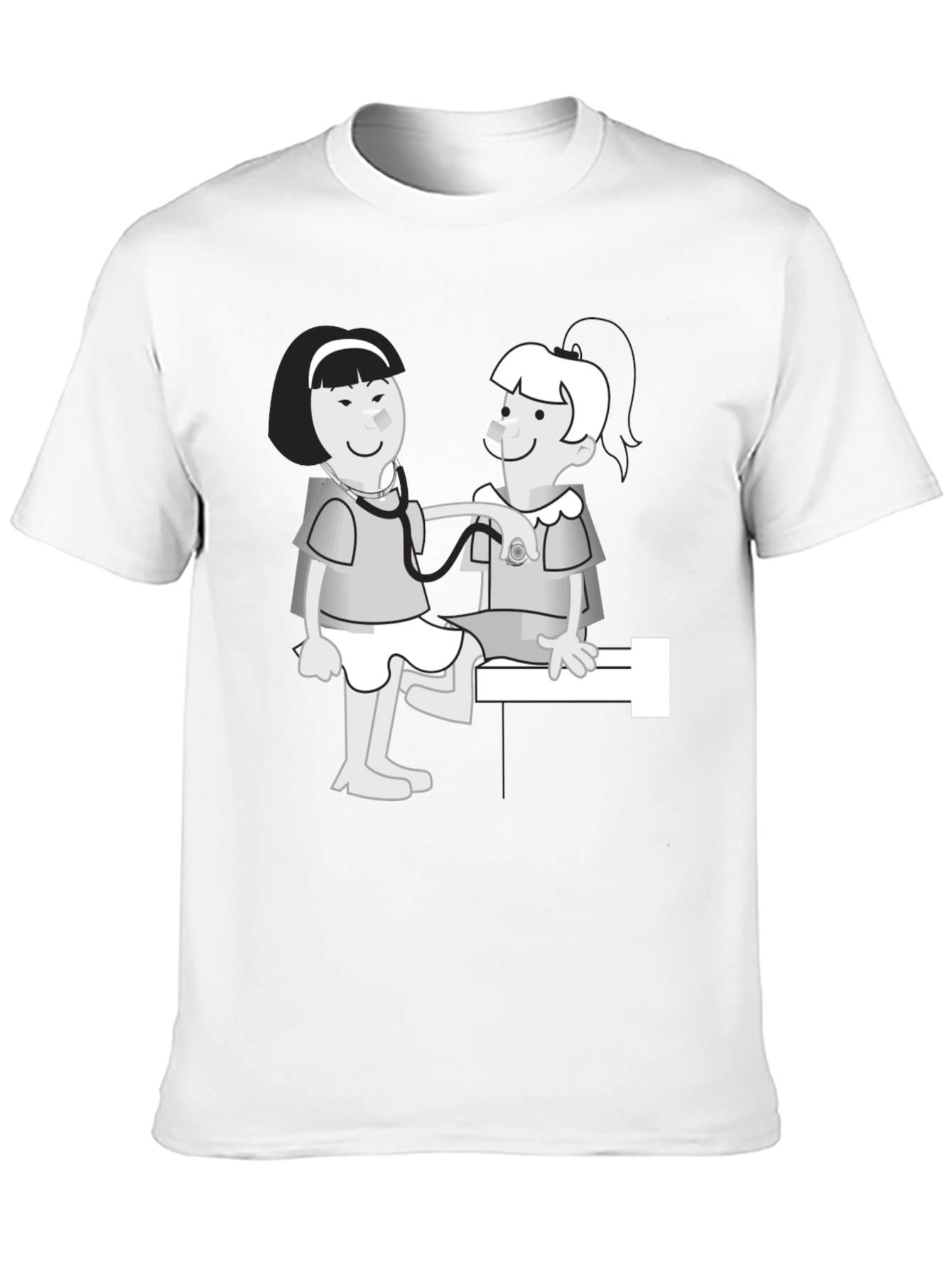 Cartoon Doctor T-Shirt - Novelty Graphic Tee